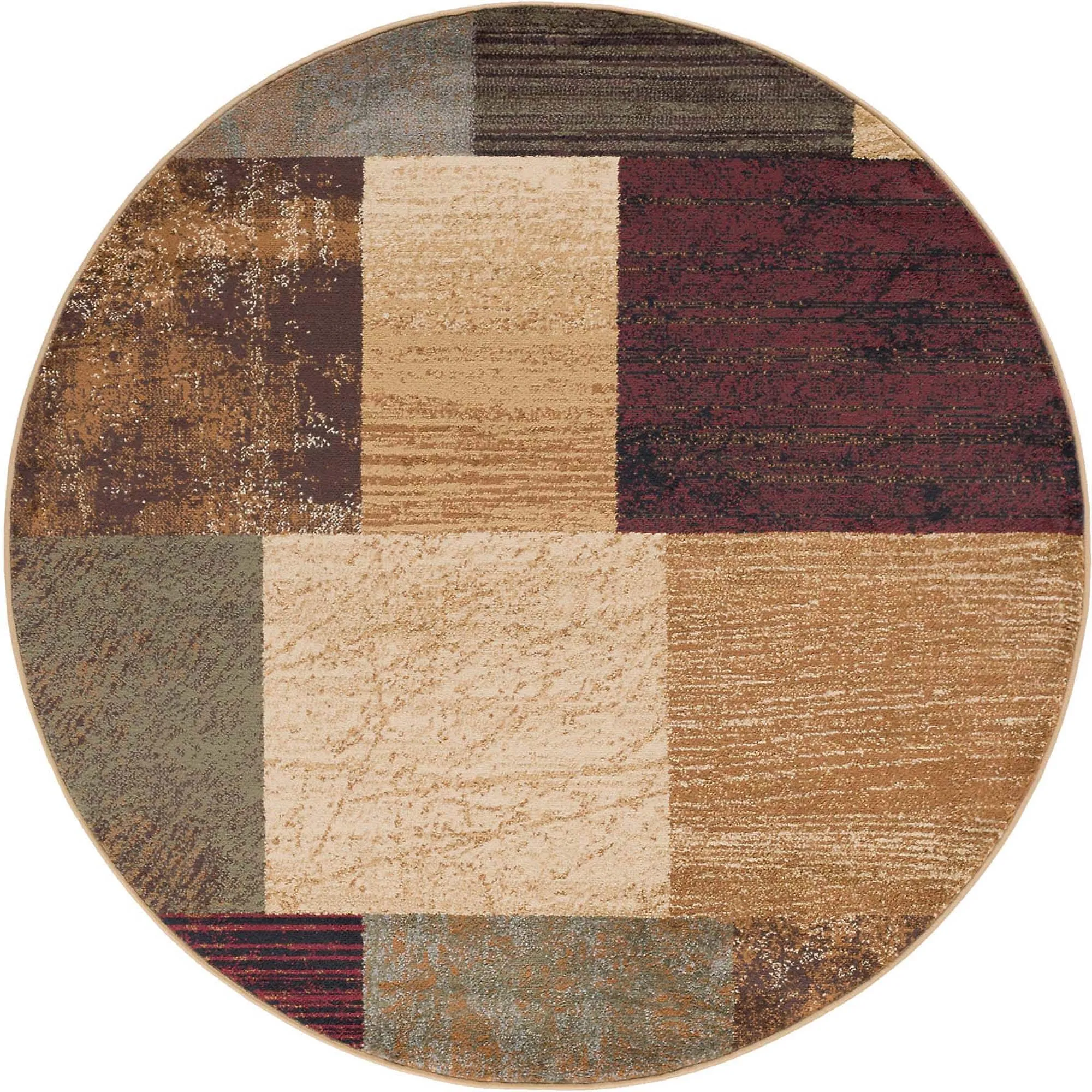 Rhythm Transitional Geometric Indoor Area Rug