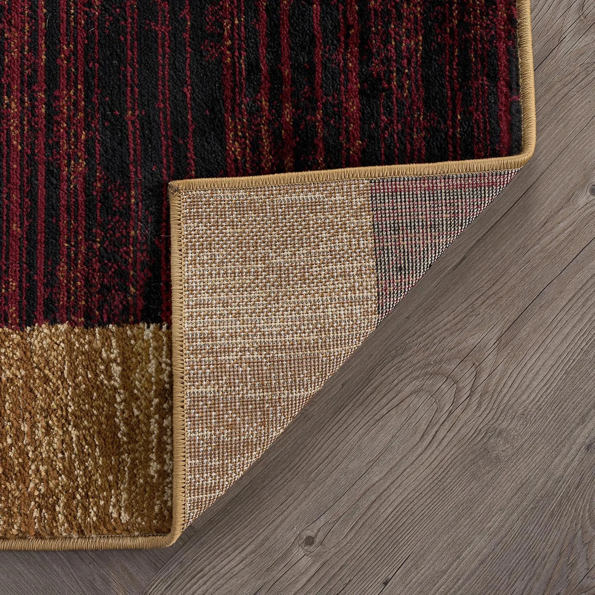 Rhythm Transitional Geometric Indoor Area Rug