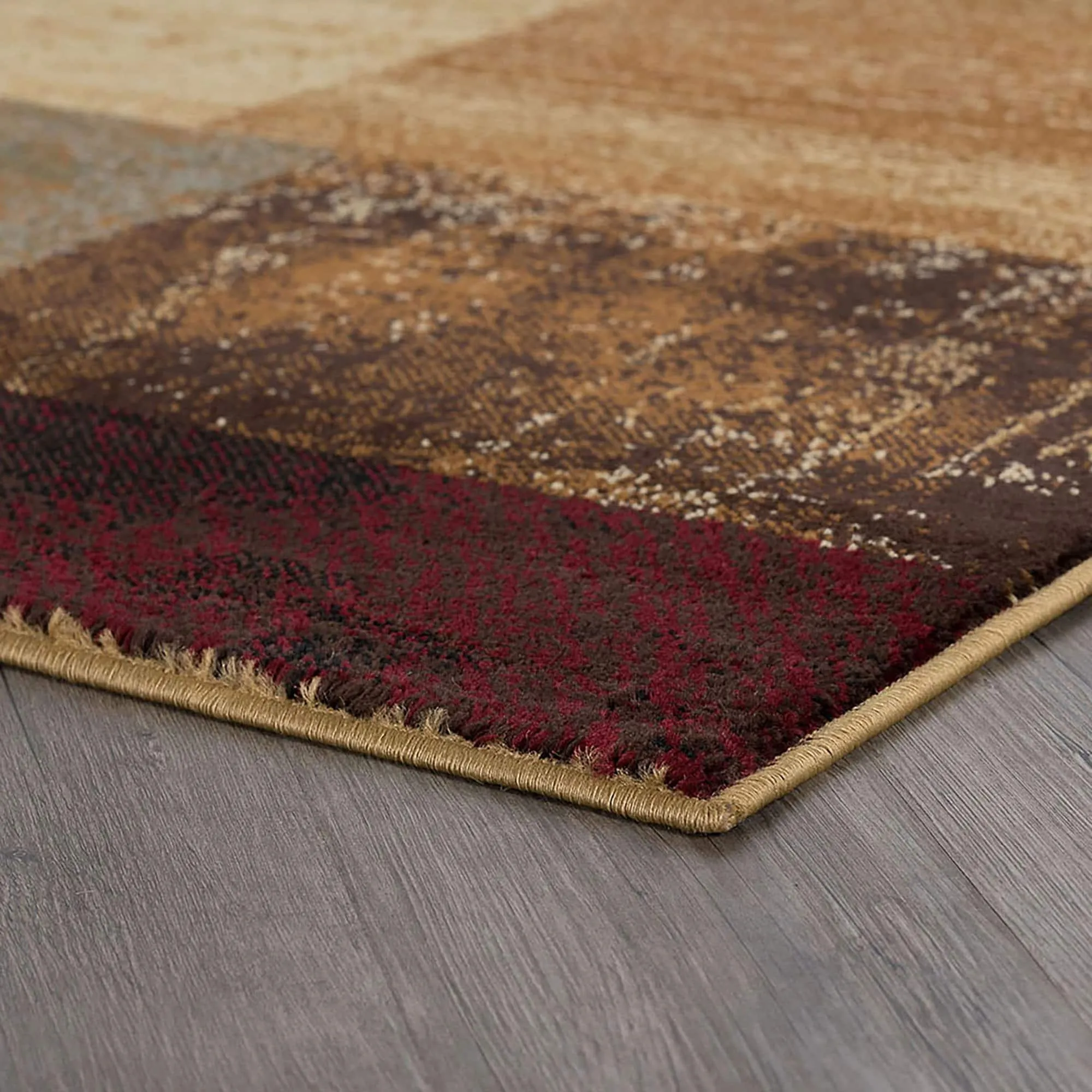 Rhythm Transitional Geometric Indoor Area Rug