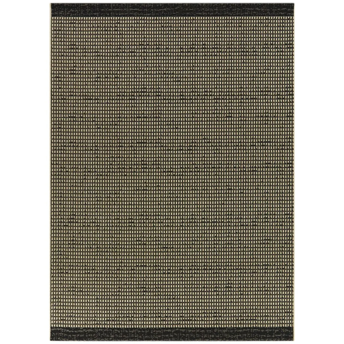 Rosei Casual Textured Checkered Indoor/ Outdoor Area Rug