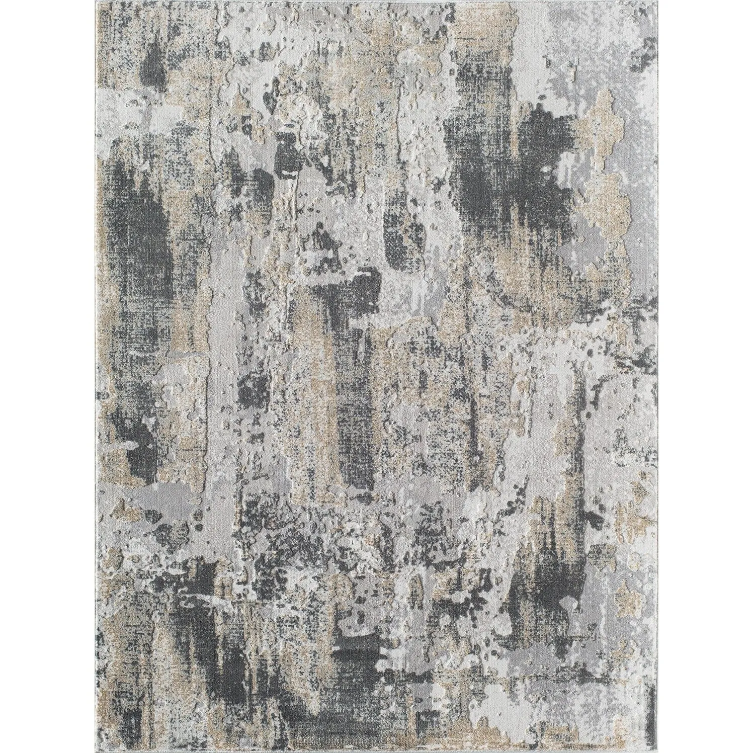 Rugs America Auden Sapphire Modern Abstract Textured Area Rug