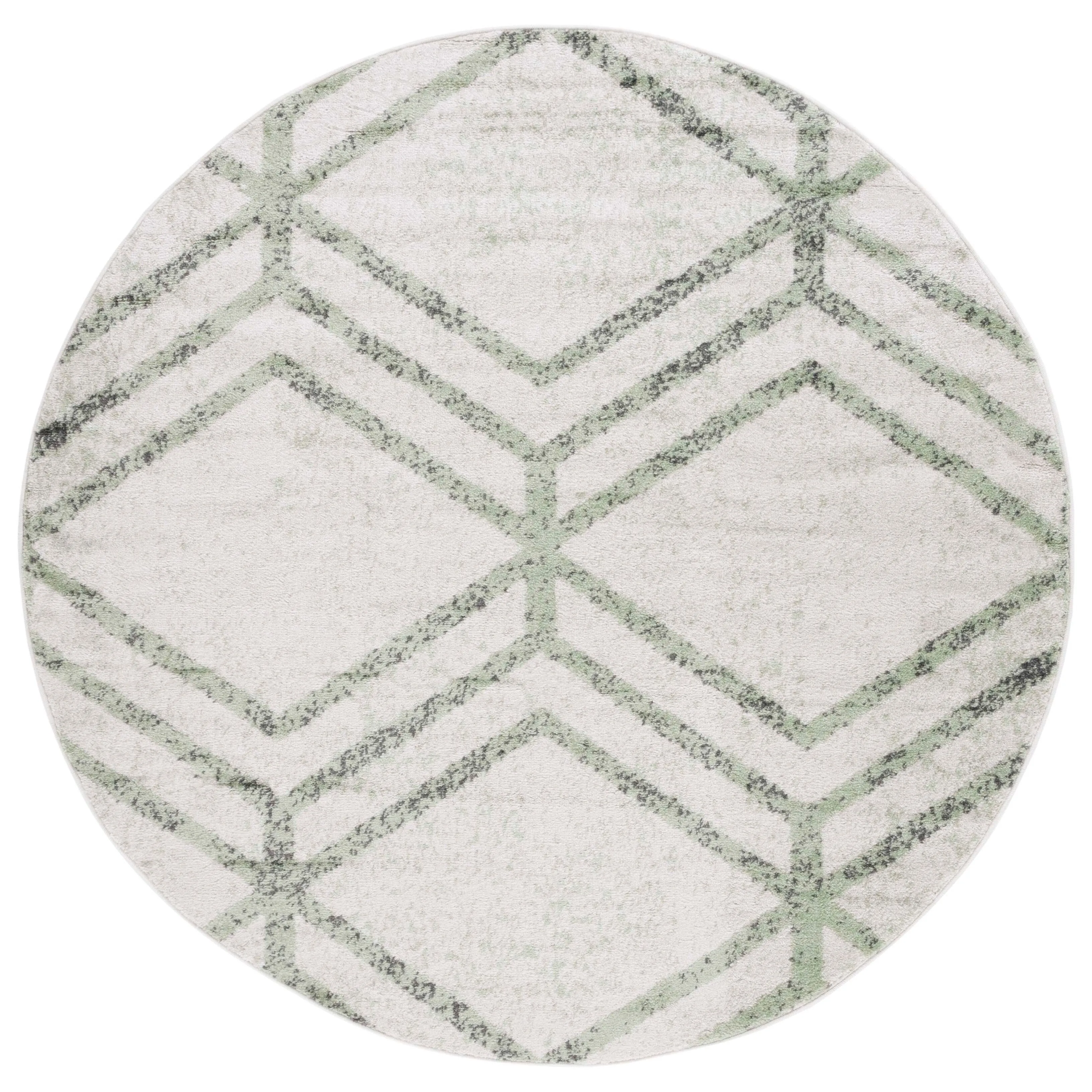 SAFAVIEH Adirondack Olsa Geometric Distressed Rug