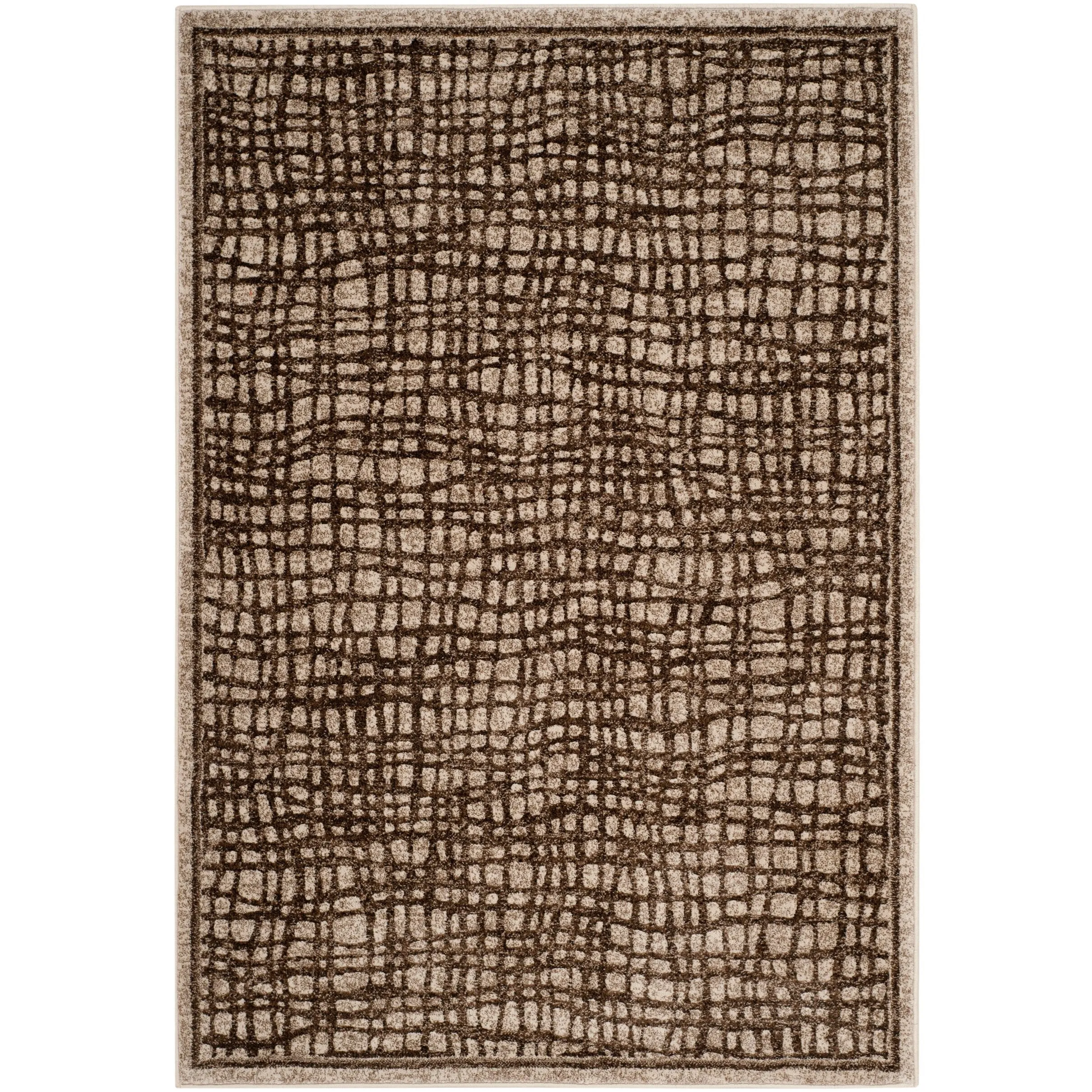 SAFAVIEH Adirondack Zoltanne Grid Distressed Rug