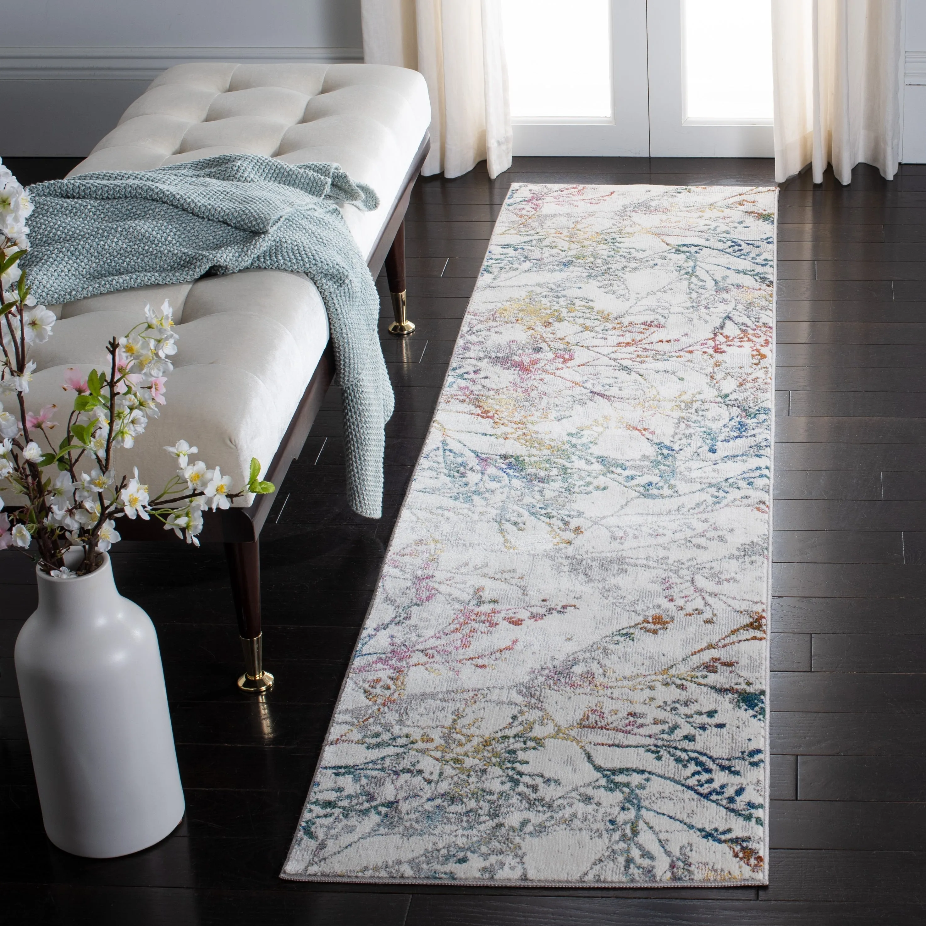 SAFAVIEH Aria Eden Floral Branches Rug