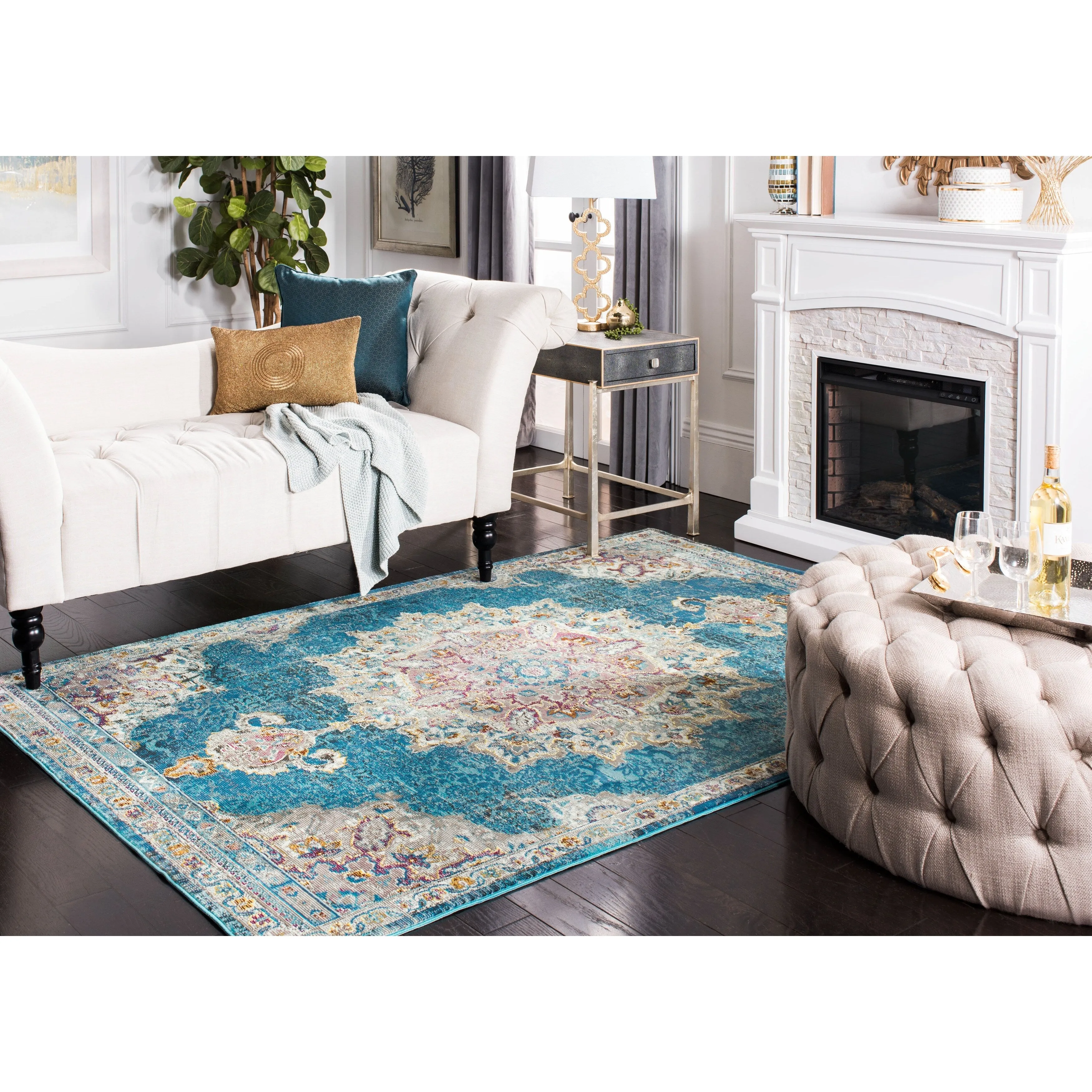 SAFAVIEH Aria Prakseda Vintage Boho Oriental Rug