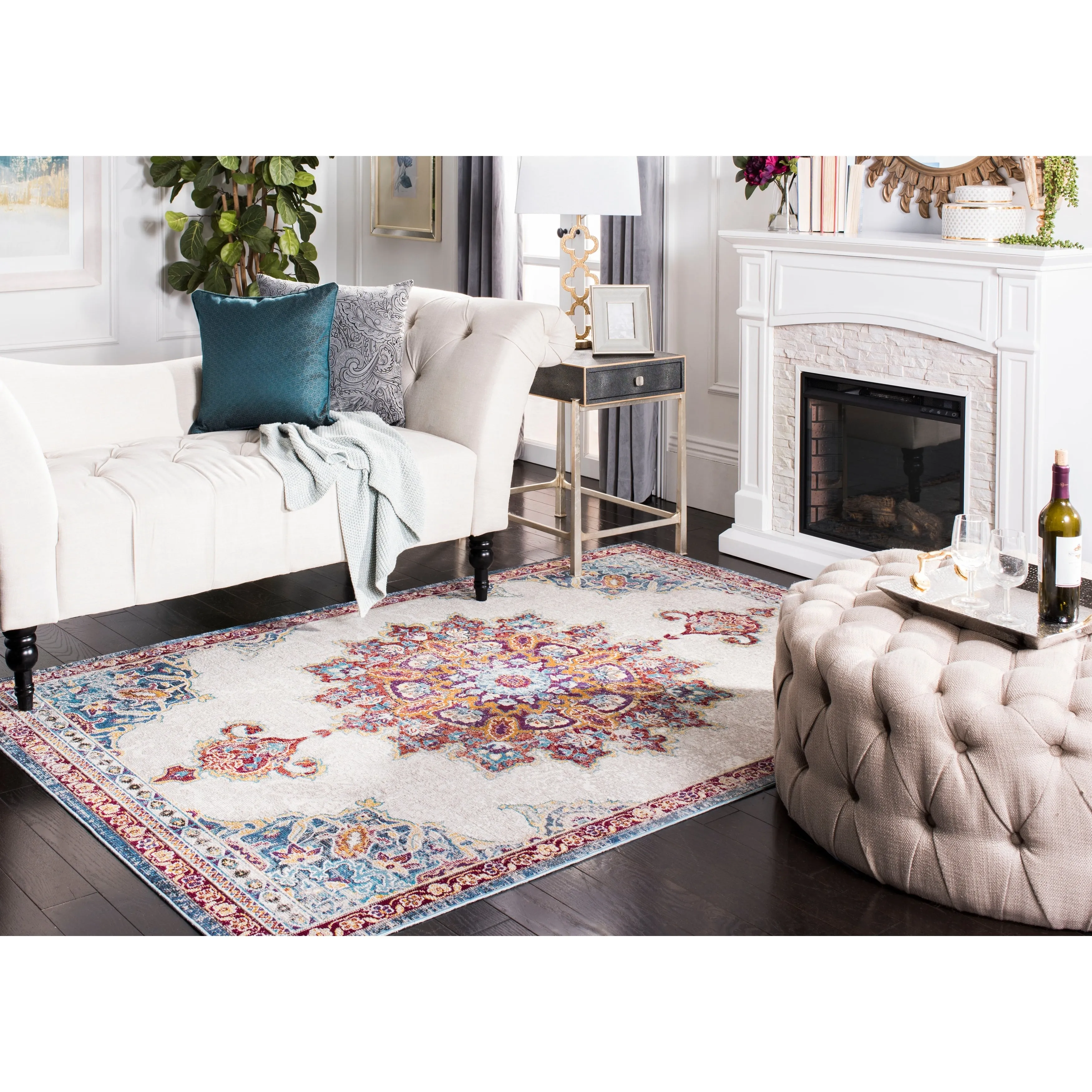SAFAVIEH Aria Prakseda Vintage Boho Oriental Rug