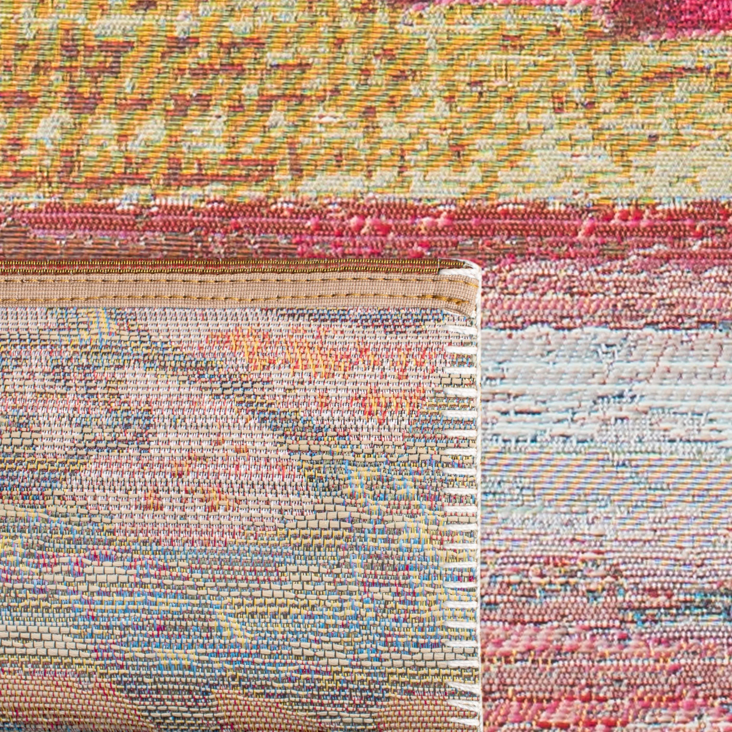 SAFAVIEH Barbados Profira Tropical Indoor/ Outdoor Waterproof Patio Backyard Rug