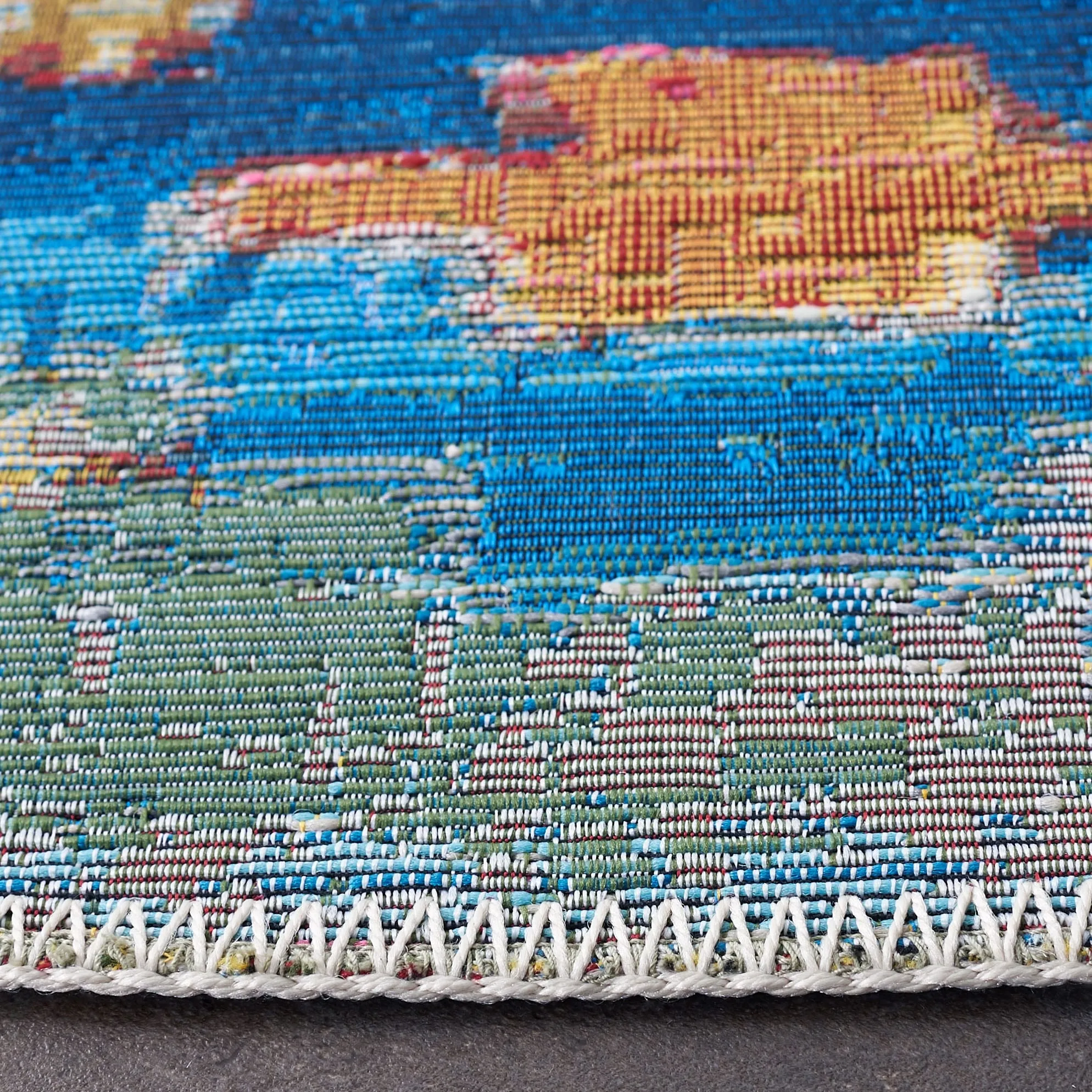 SAFAVIEH Barbados Profira Tropical Indoor/ Outdoor Waterproof Patio Backyard Rug