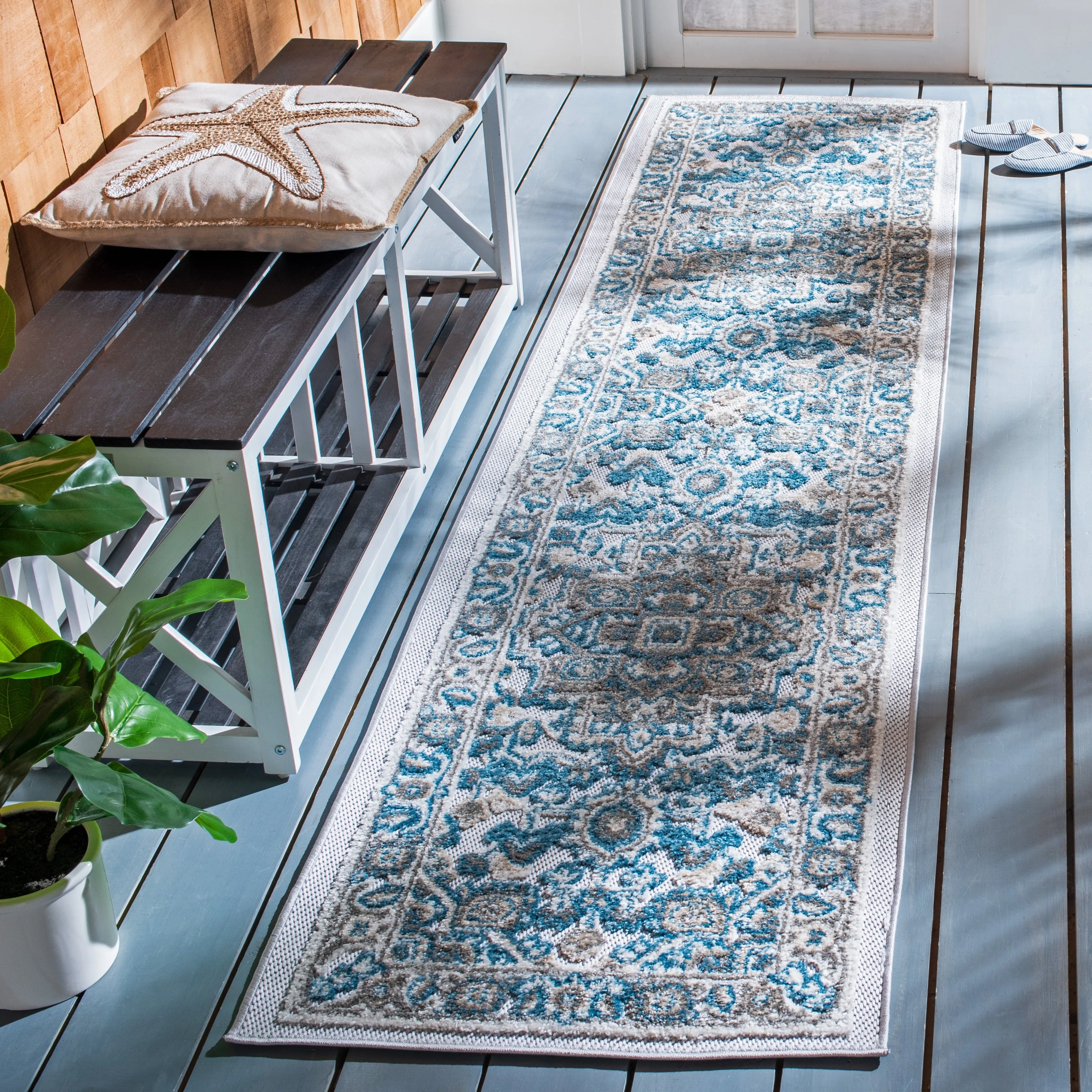 SAFAVIEH Cabana Alise Indoor/ Outdoor Waterproof Patio Rug
