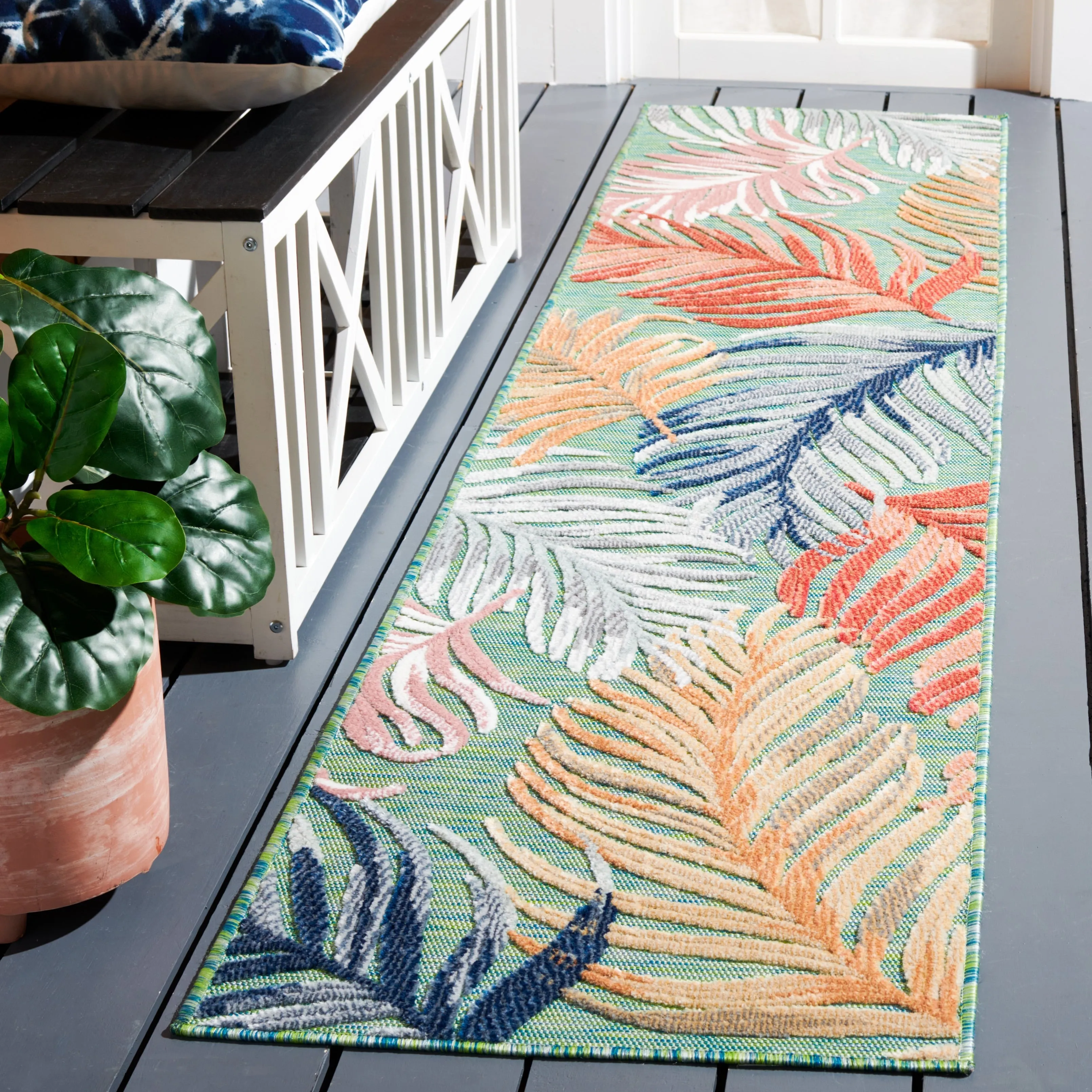 SAFAVIEH Cabana Emili Indoor/ Outdoor Waterproof Transitional Rug