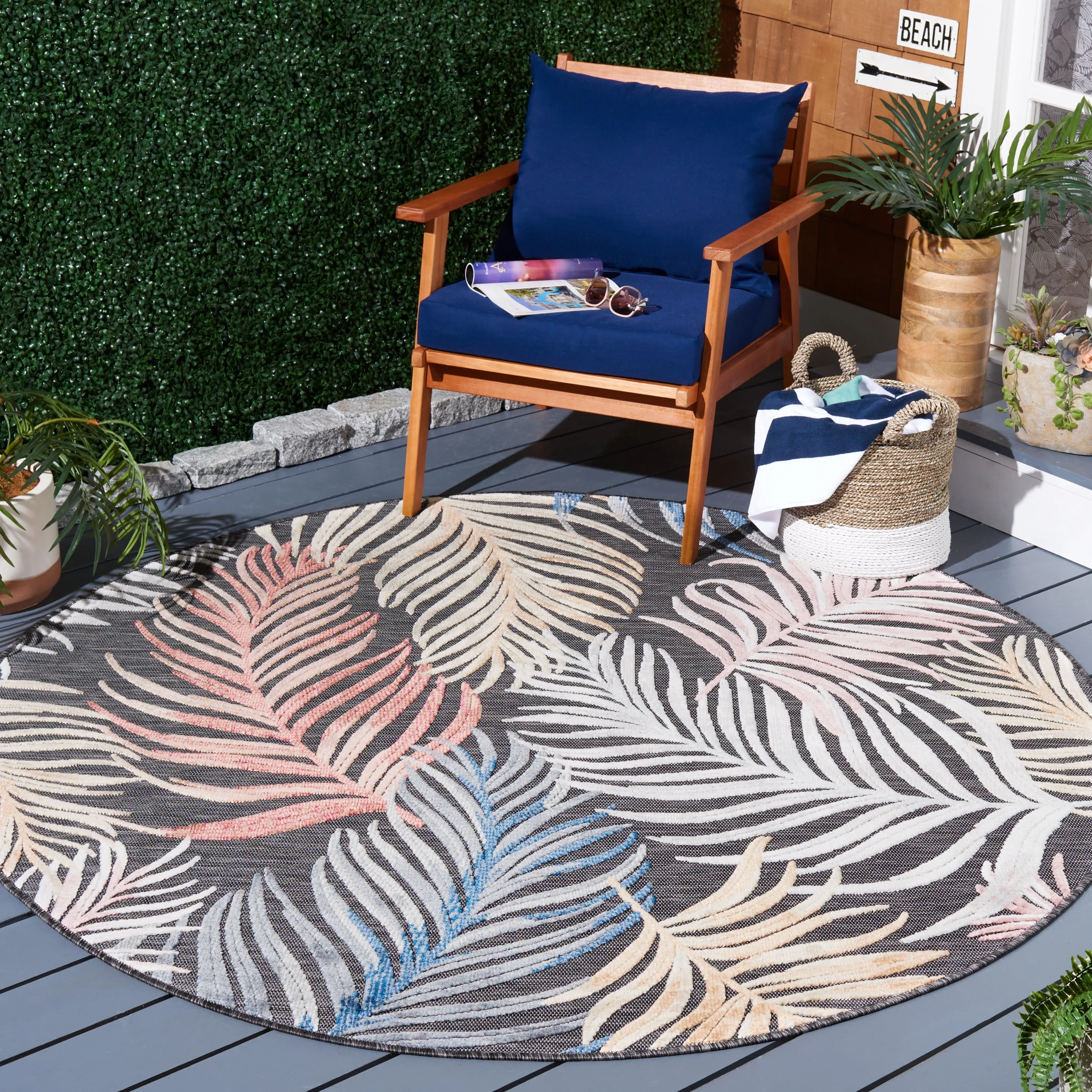 SAFAVIEH Cabana Emili Indoor/ Outdoor Waterproof Transitional Rug