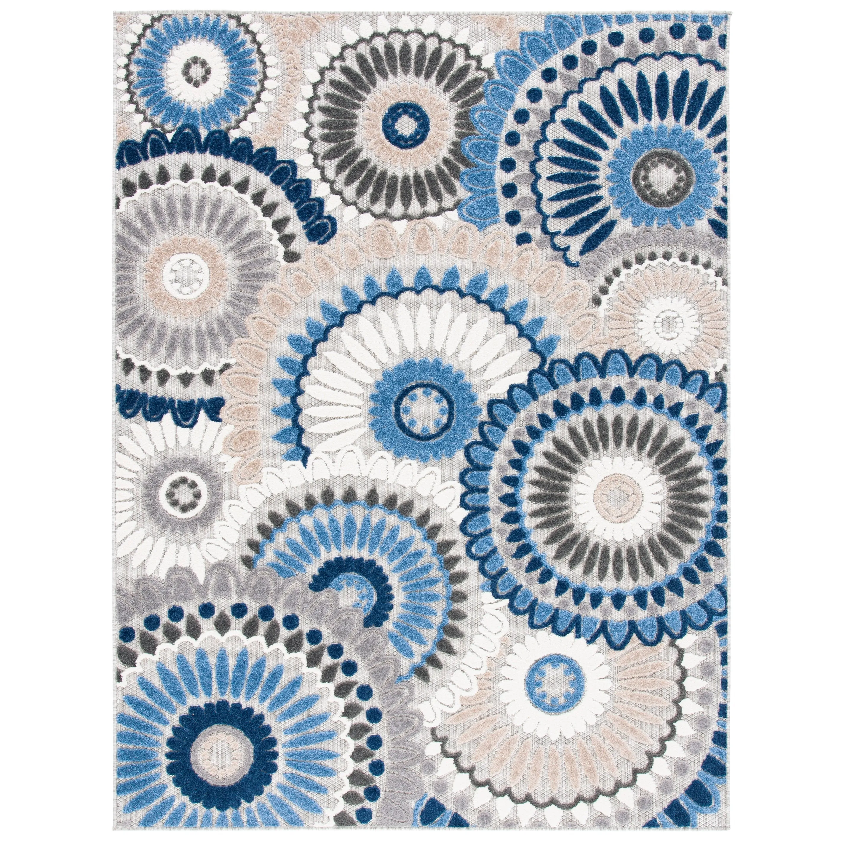 SAFAVIEH Cabana Marii Indoor/ Outdoor Waterproof Patio Floral Rug