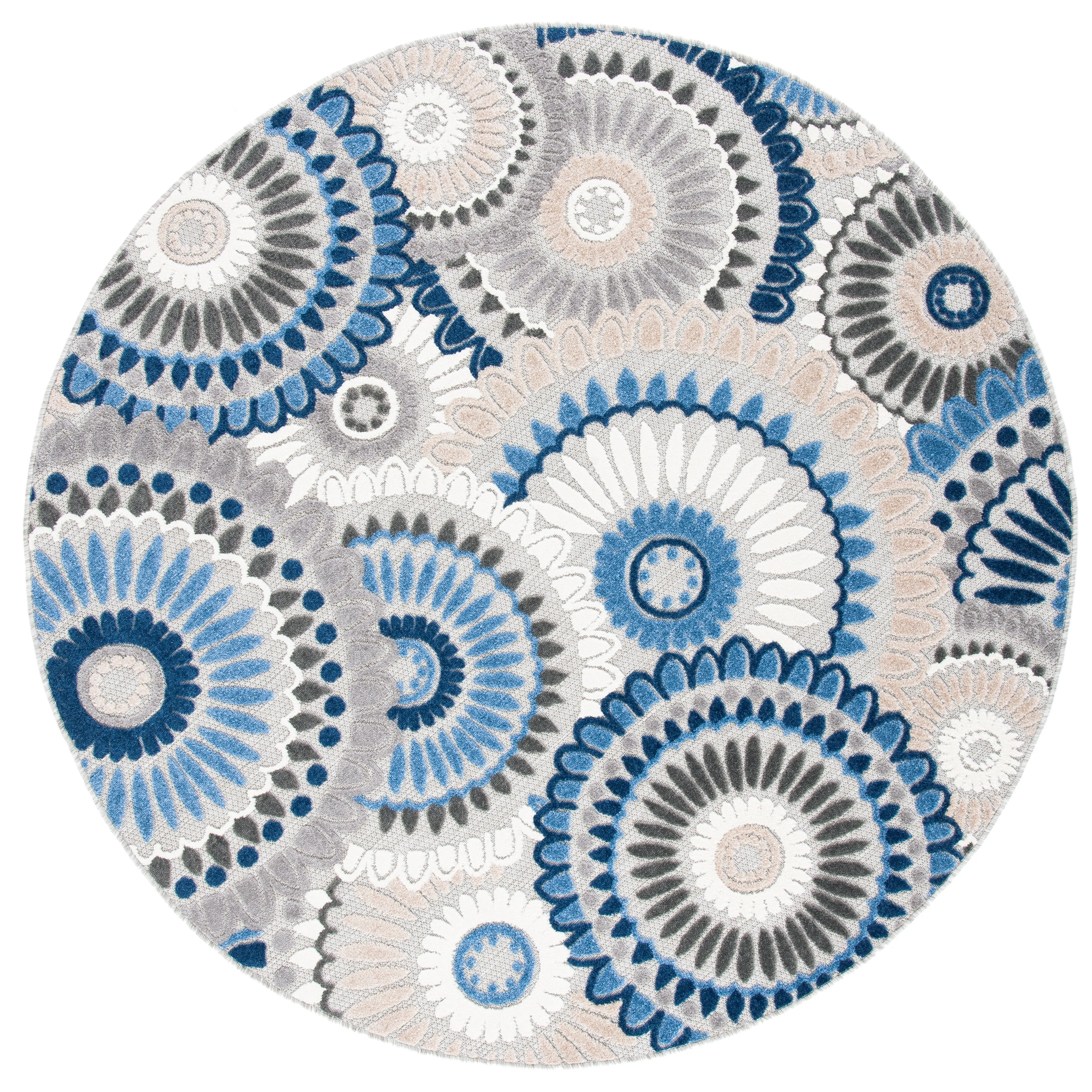 SAFAVIEH Cabana Marii Indoor/ Outdoor Waterproof Patio Floral Rug