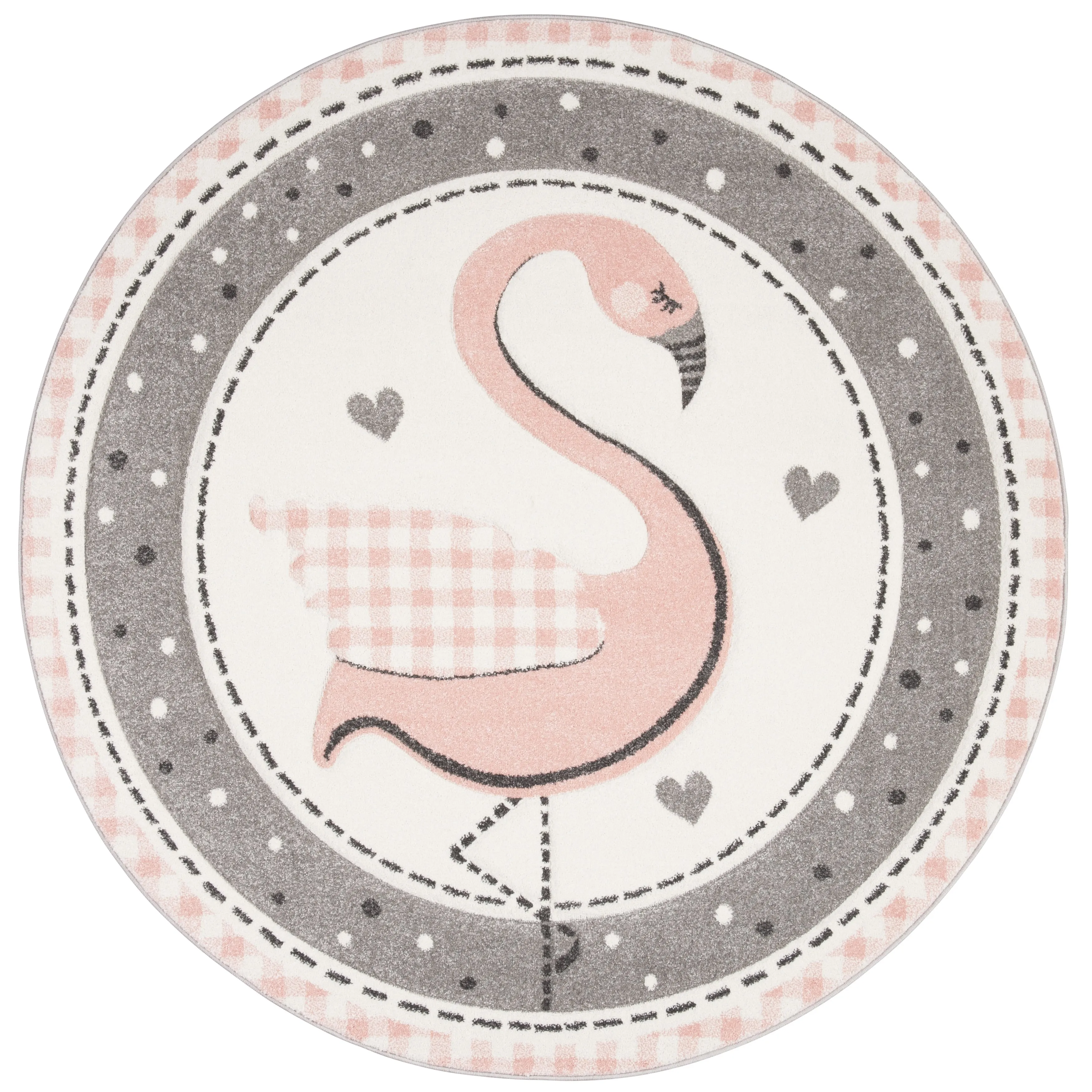 SAFAVIEH Carousel Kids Eufrasia Flamingo Rug