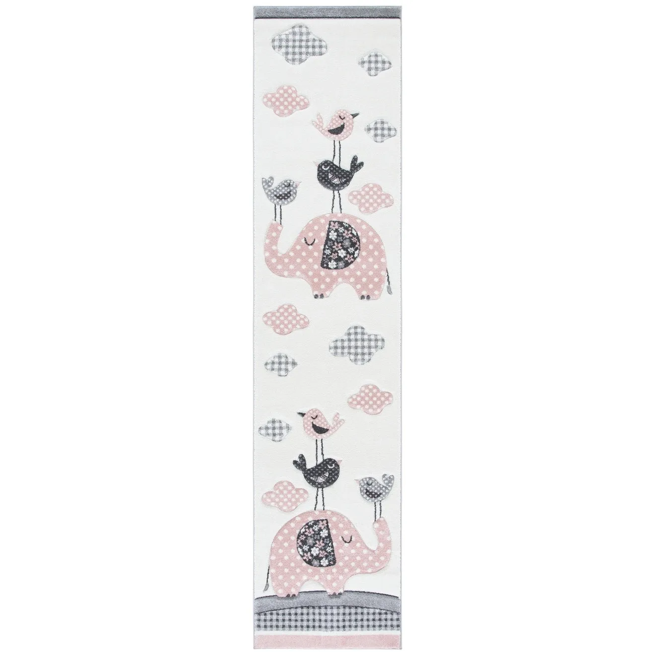 SAFAVIEH Carousel Kids Merja Elephant Rug
