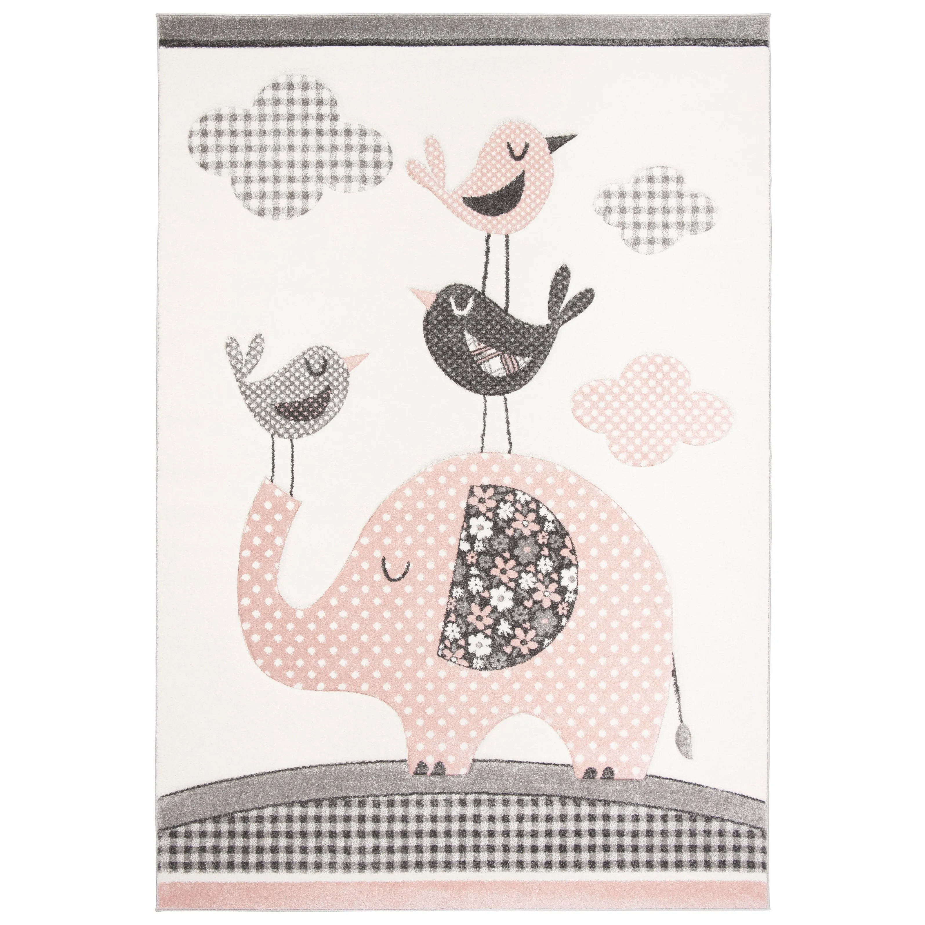 SAFAVIEH Carousel Kids Merja Elephant Rug