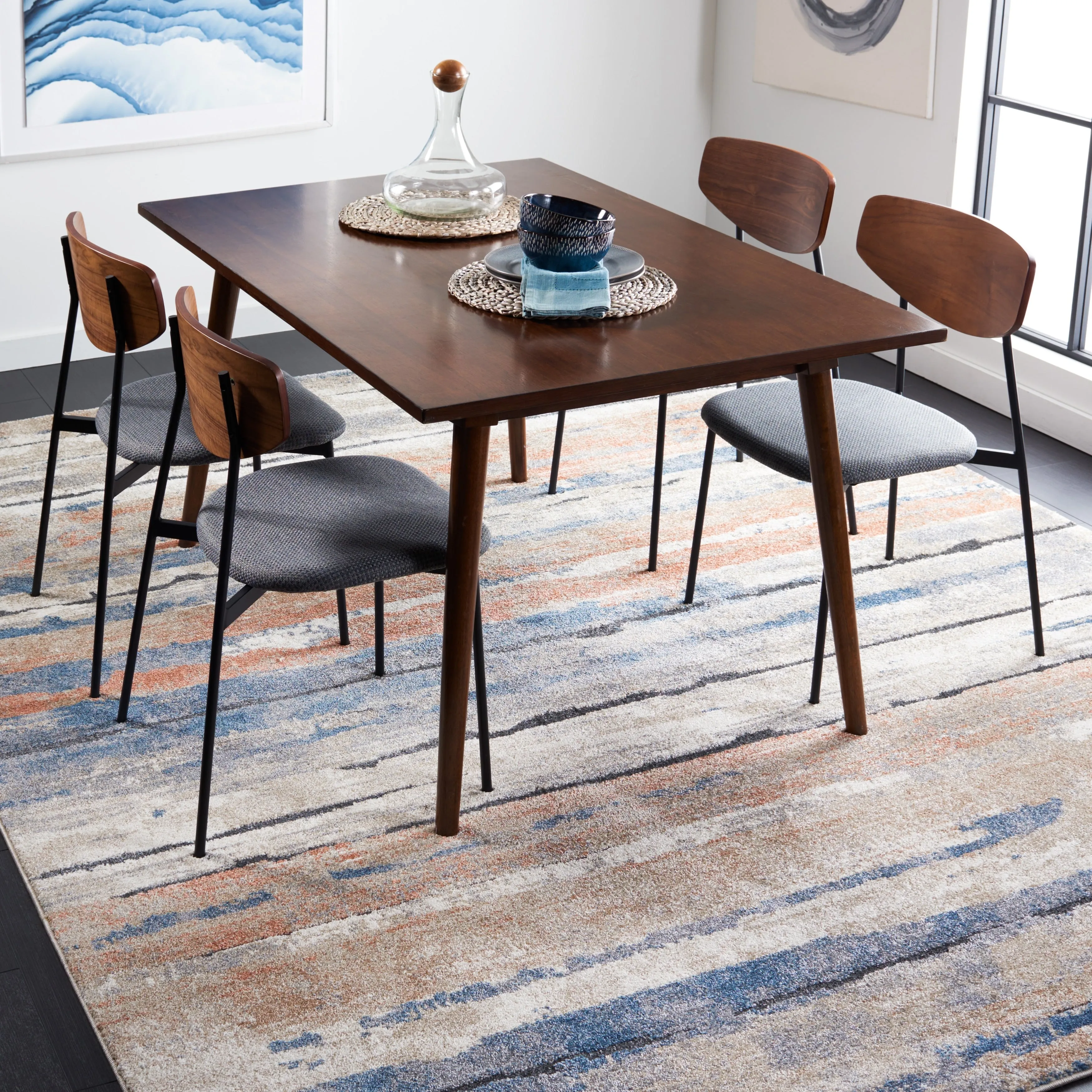 SAFAVIEH Coppertone Thaleia Abstract Distressed Rug