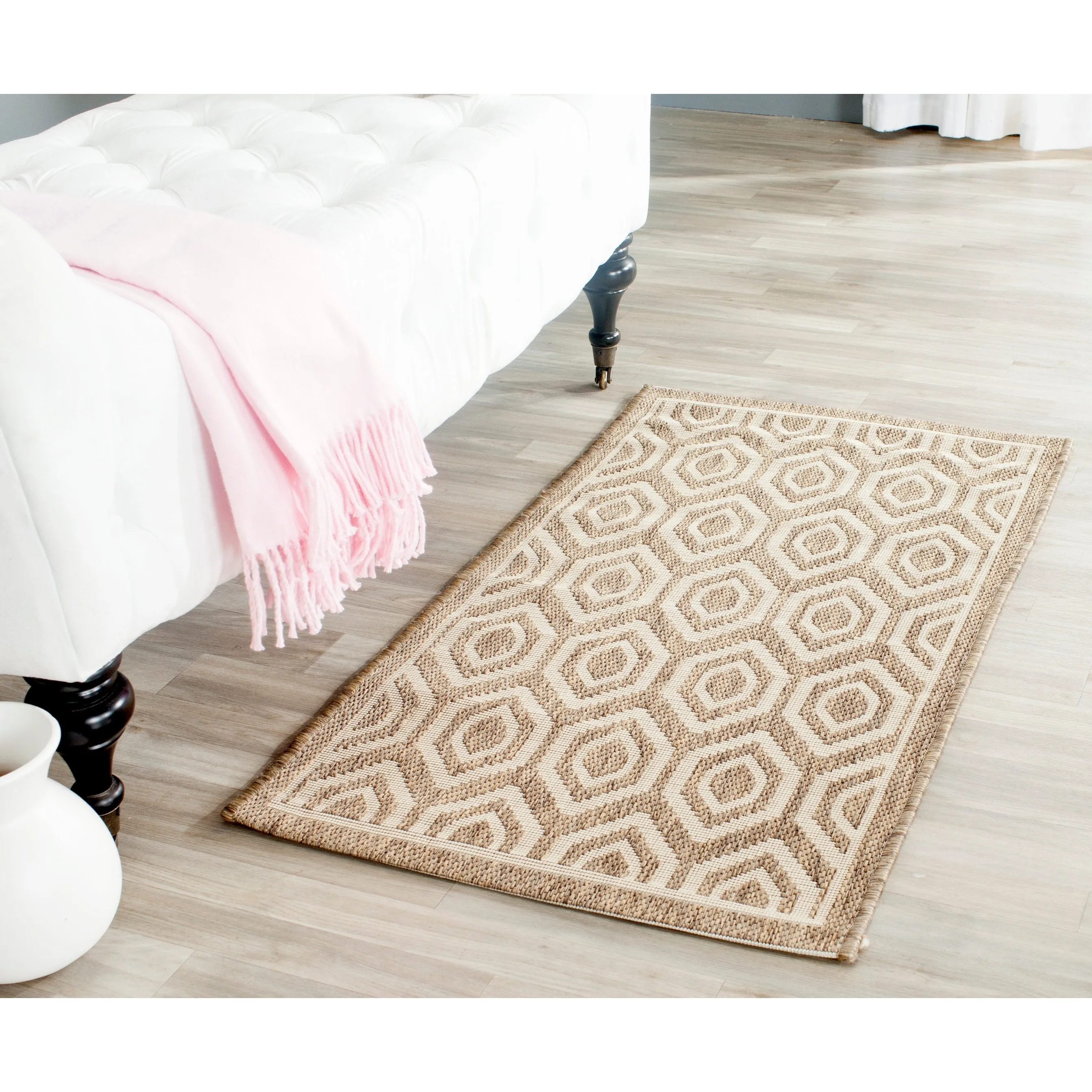 SAFAVIEH Courtyard Carolee Indoor/ Outdoor Patio Backyard Rug