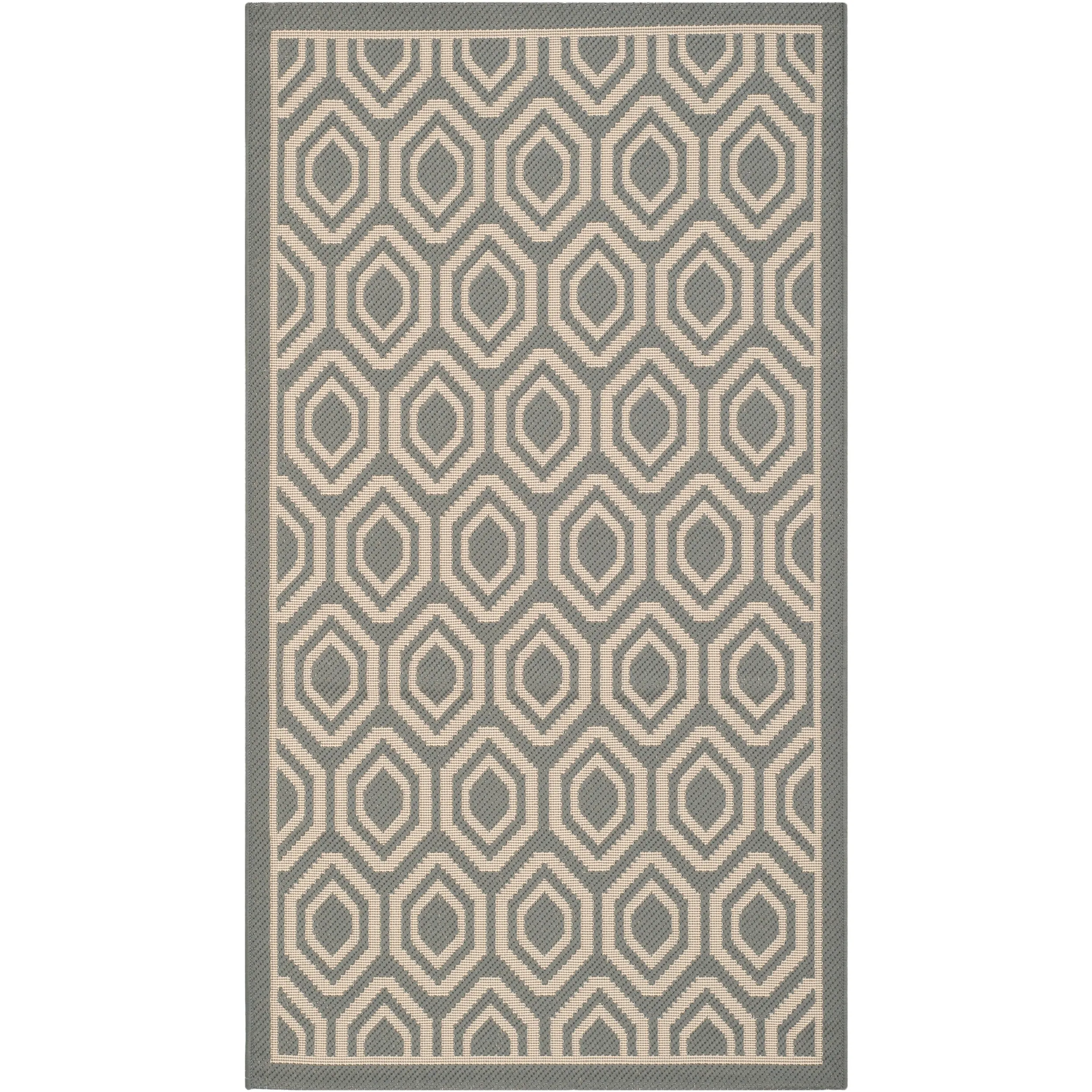 SAFAVIEH Courtyard Carolee Indoor/ Outdoor Patio Backyard Rug