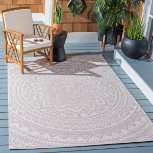 SAFAVIEH Courtyard Deepa Mandala Indoor /Outdoor Waterproof Patio Backyard Rug