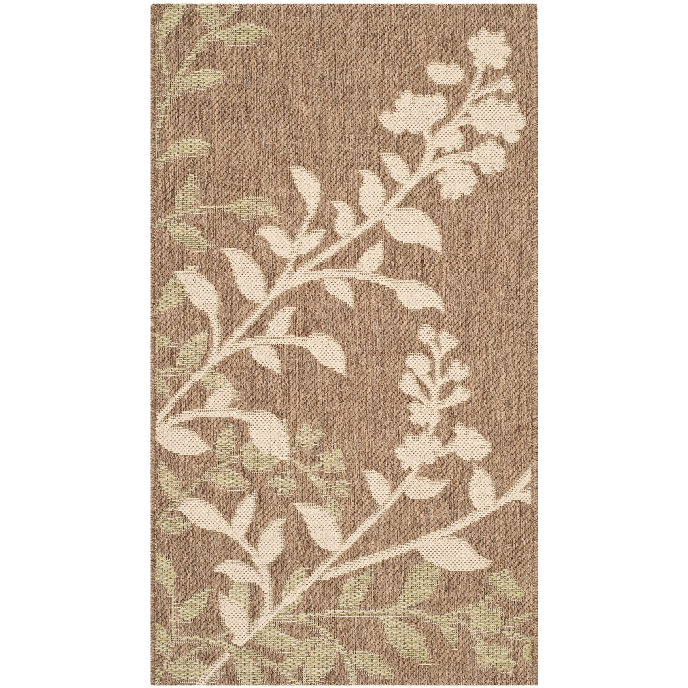 SAFAVIEH Courtyard Edine Botanical Indoor/ Outdoor Waterproof Patio Backyard