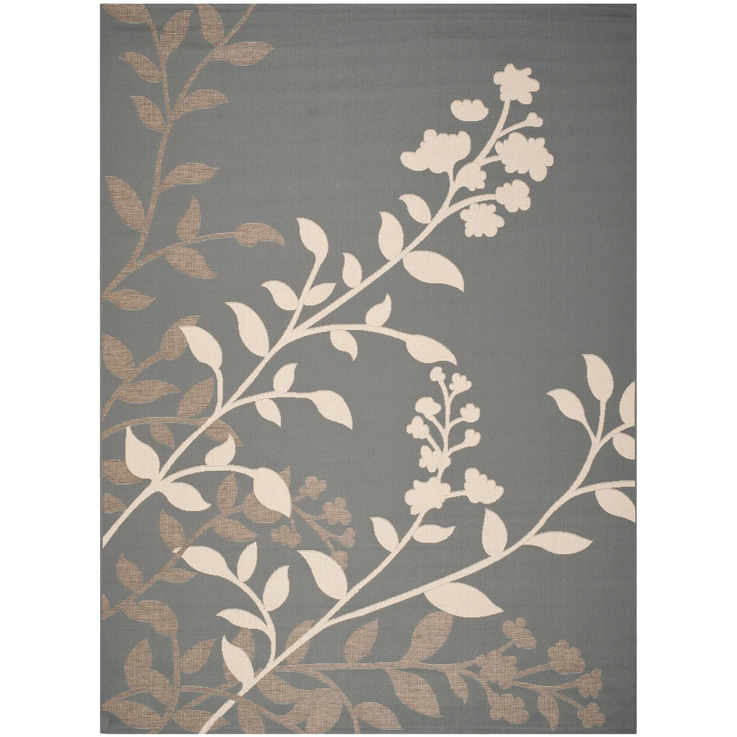SAFAVIEH Courtyard Edine Botanical Indoor/ Outdoor Waterproof Patio Backyard