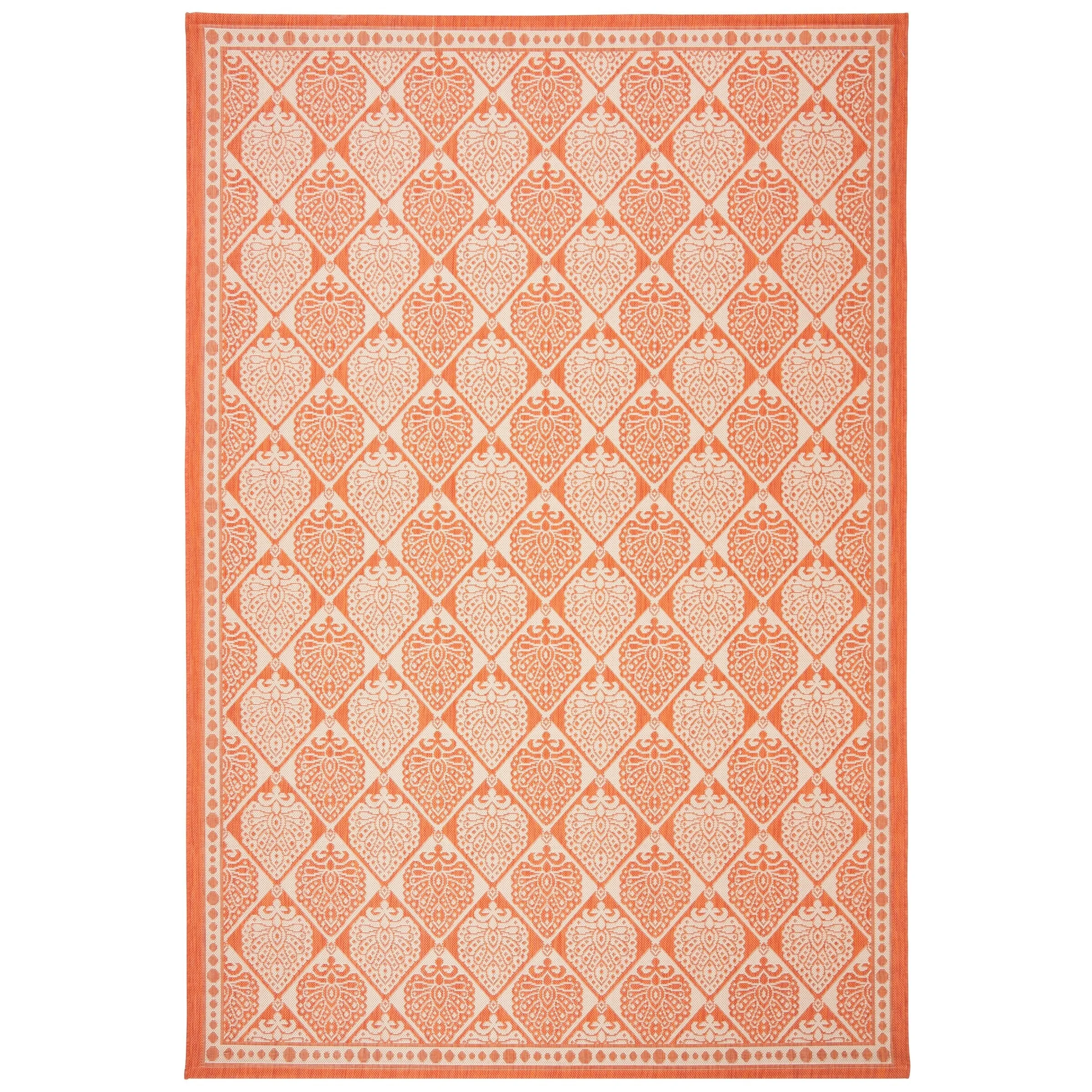 SAFAVIEH Courtyard Evangelina Indoor/ Outdoor Waterproof Patio Backyard Rug