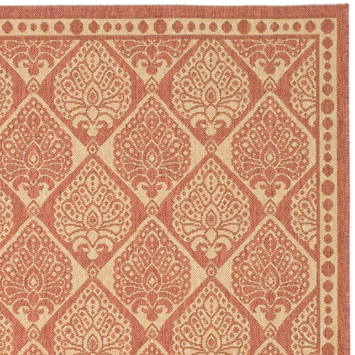 SAFAVIEH Courtyard Evangelina Indoor/ Outdoor Waterproof Patio Backyard Rug
