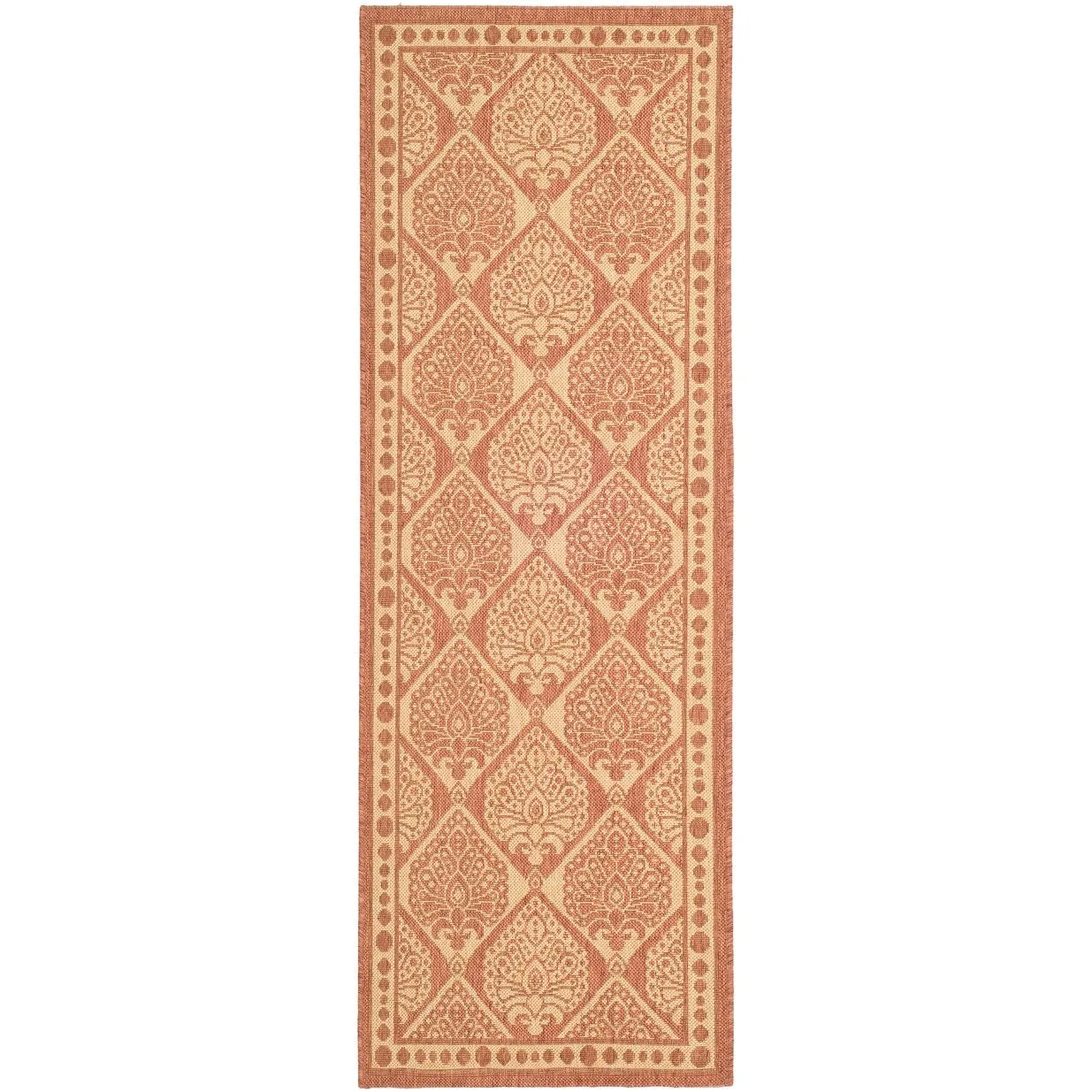 SAFAVIEH Courtyard Evangelina Indoor/ Outdoor Waterproof Patio Backyard Rug