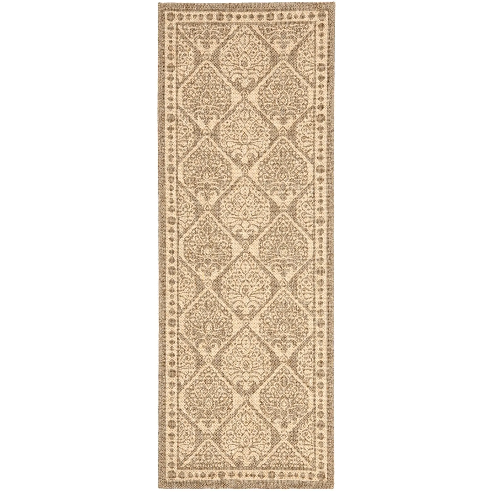 SAFAVIEH Courtyard Evangelina Indoor/ Outdoor Waterproof Patio Backyard Rug