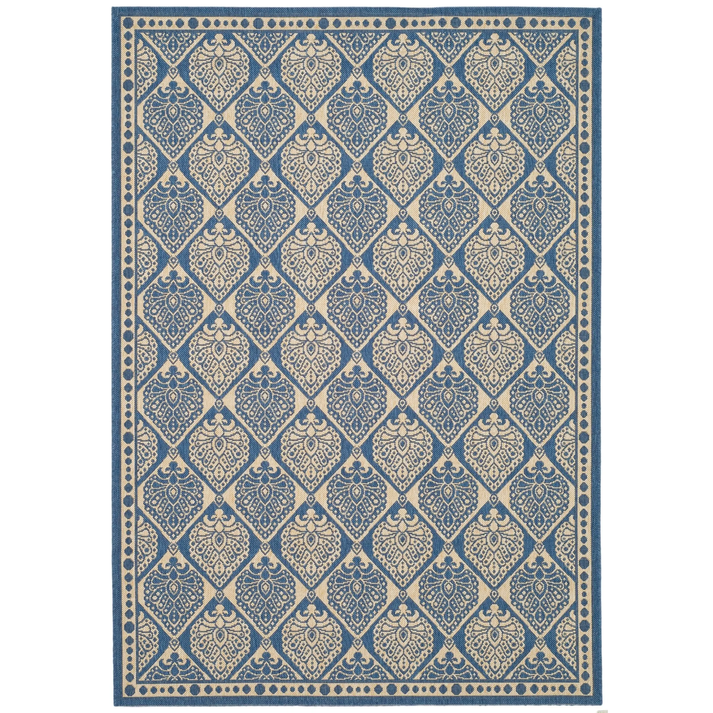 SAFAVIEH Courtyard Evangelina Indoor/ Outdoor Waterproof Patio Backyard Rug