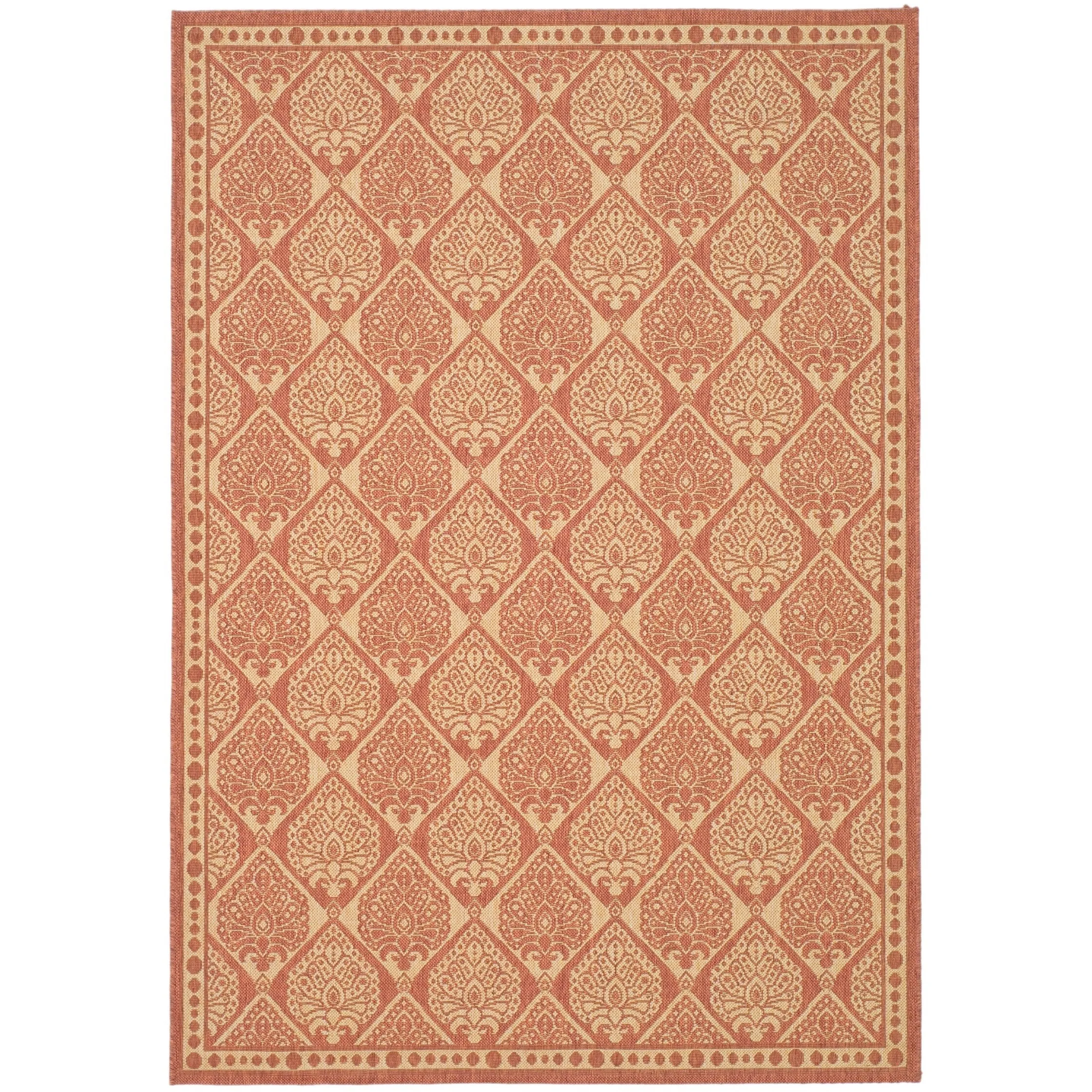 SAFAVIEH Courtyard Evangelina Indoor/ Outdoor Waterproof Patio Backyard Rug