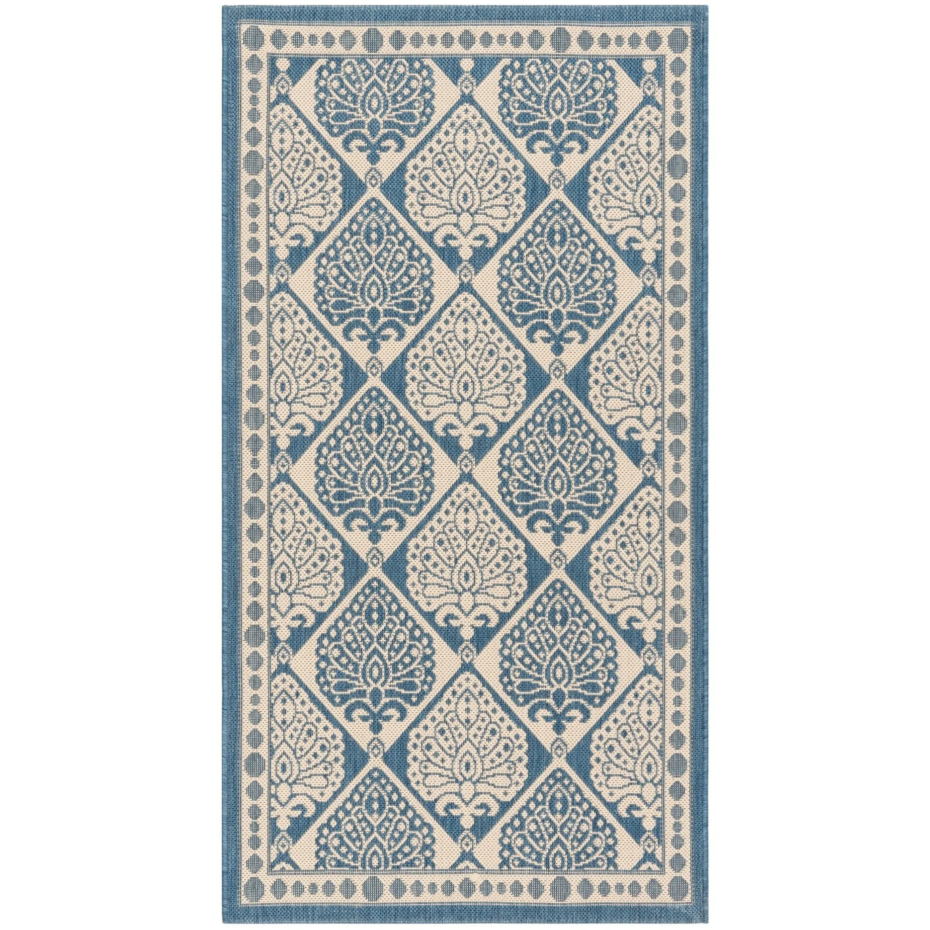 SAFAVIEH Courtyard Evangelina Indoor/ Outdoor Waterproof Patio Backyard Rug