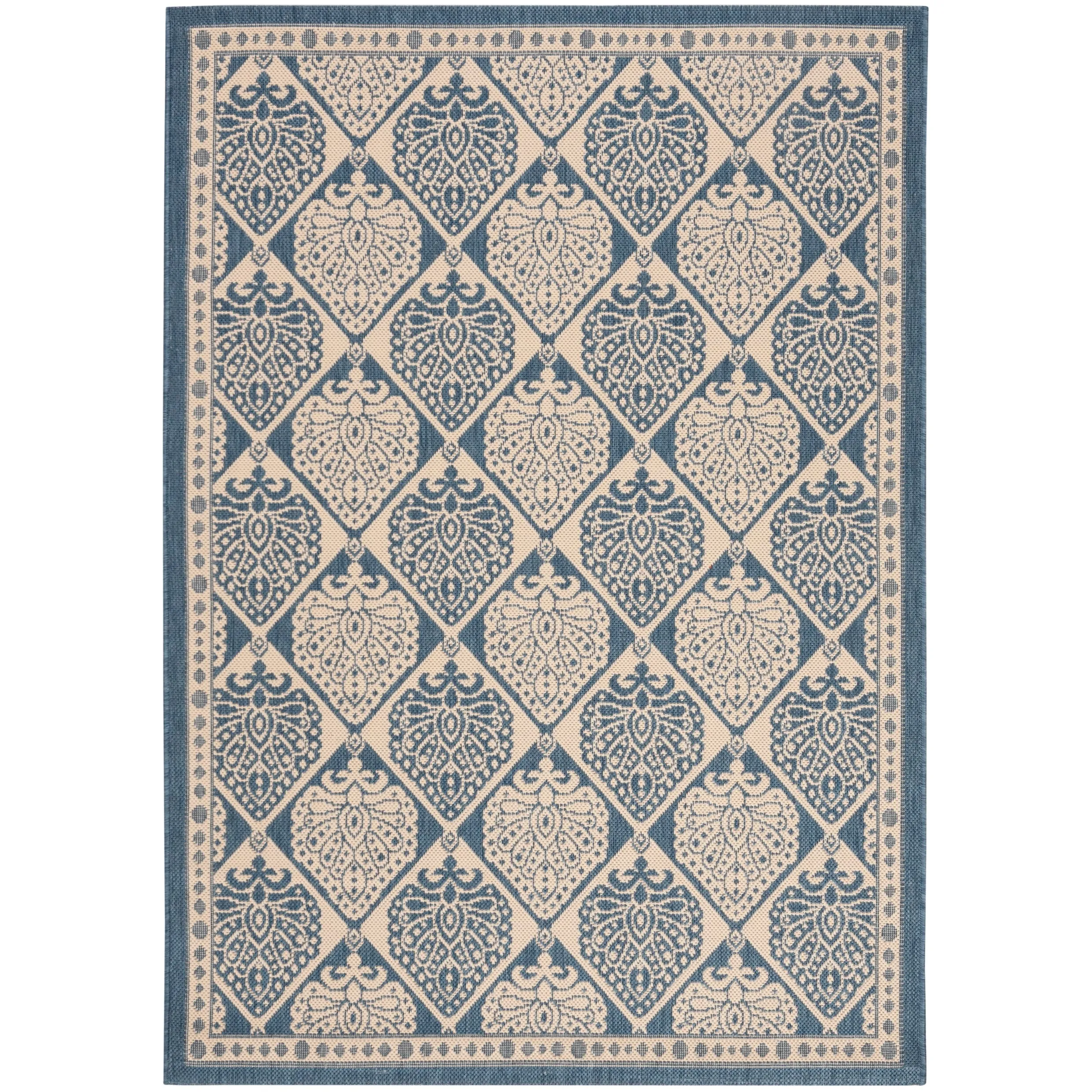 SAFAVIEH Courtyard Evangelina Indoor/ Outdoor Waterproof Patio Backyard Rug