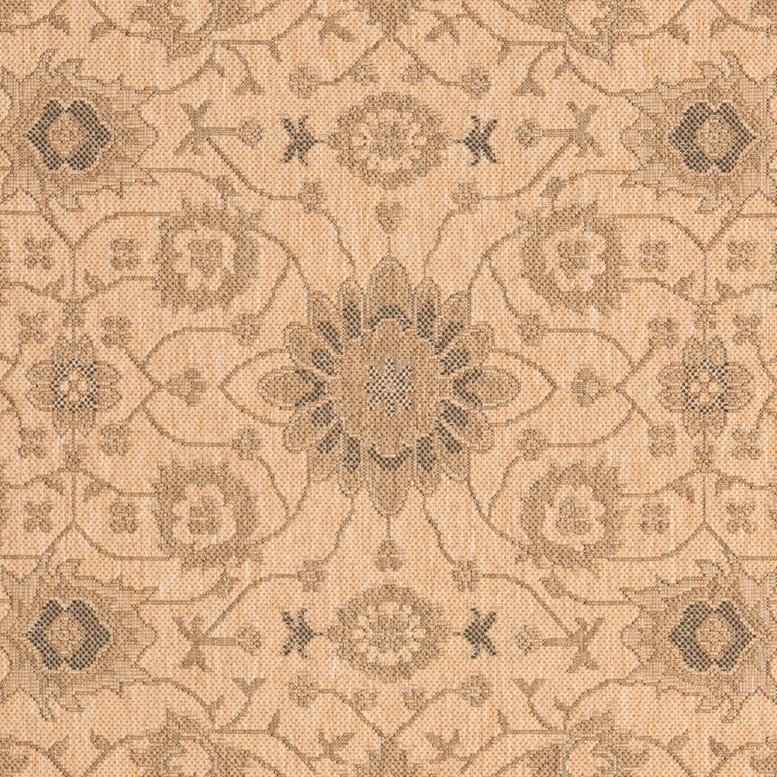 SAFAVIEH Courtyard Felicitas Indoor/ Outdoor Waterproof Patio Backyard Rug
