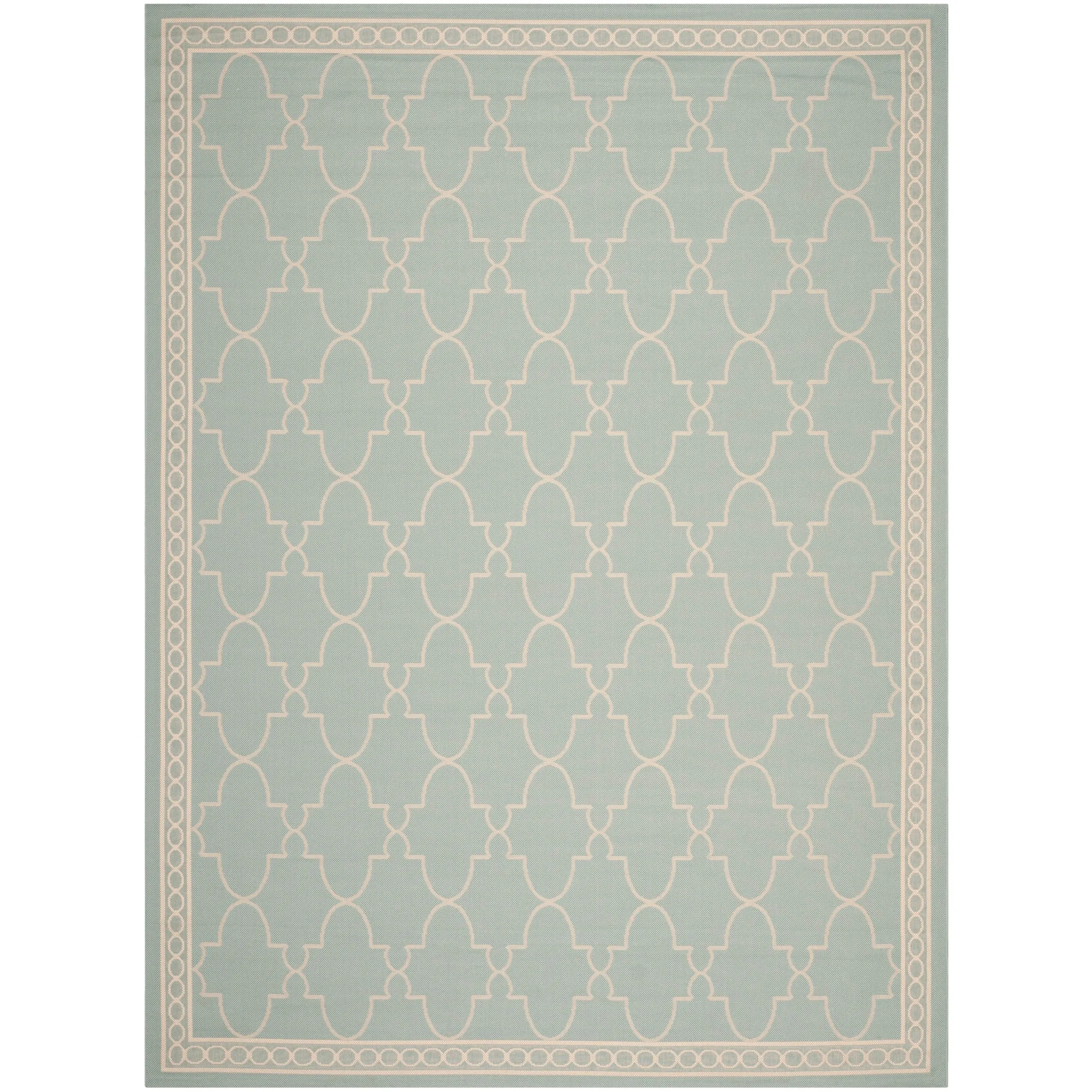 SAFAVIEH Courtyard Janell Trellis Indoor/ Outdoor Waterproof Patio Backyard Rug