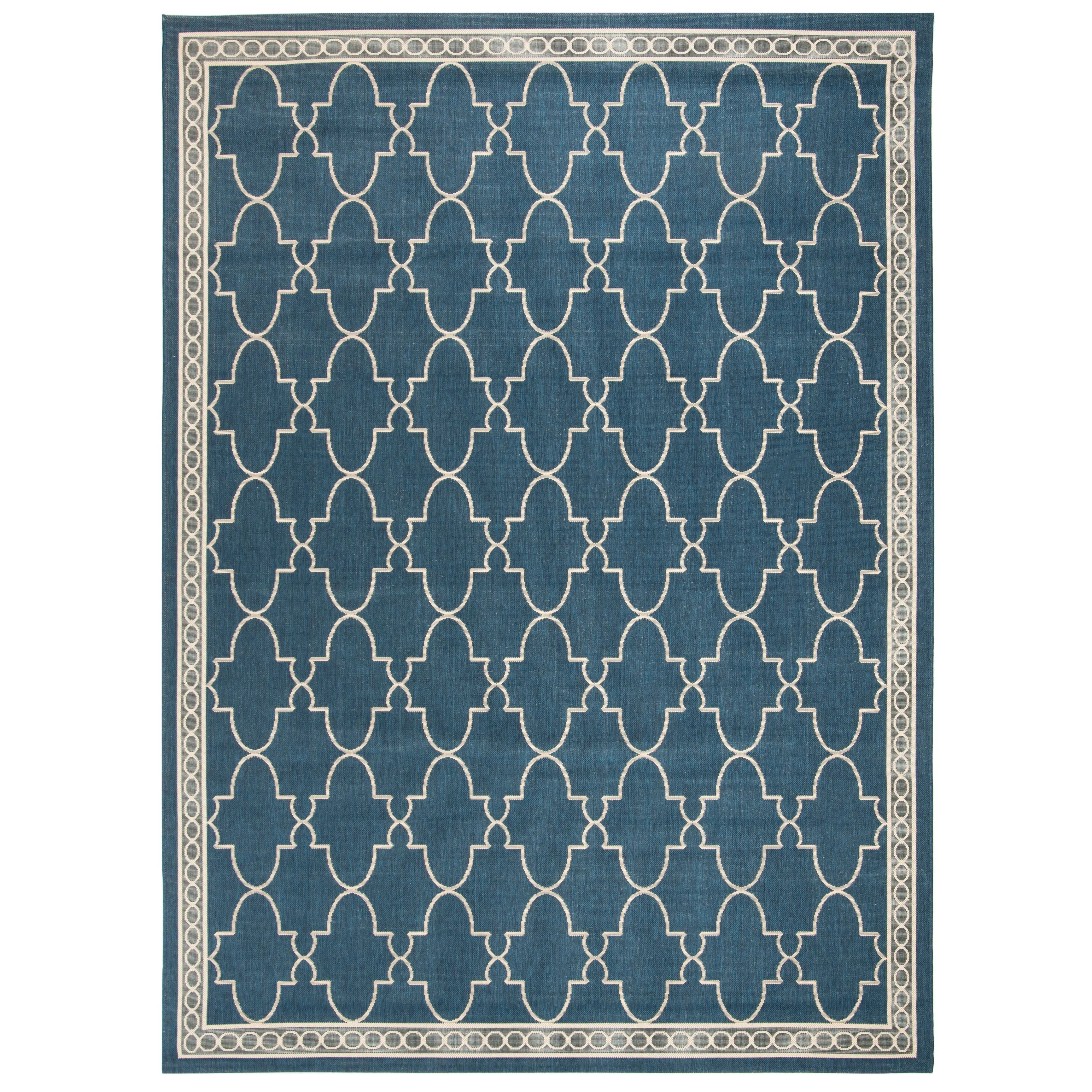SAFAVIEH Courtyard Janell Trellis Indoor/ Outdoor Waterproof Patio Backyard Rug