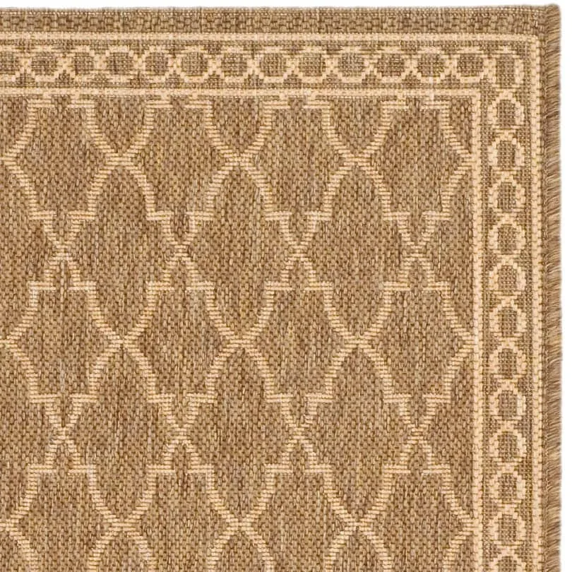 SAFAVIEH Courtyard Janell Trellis Indoor/ Outdoor Waterproof Patio Backyard Rug