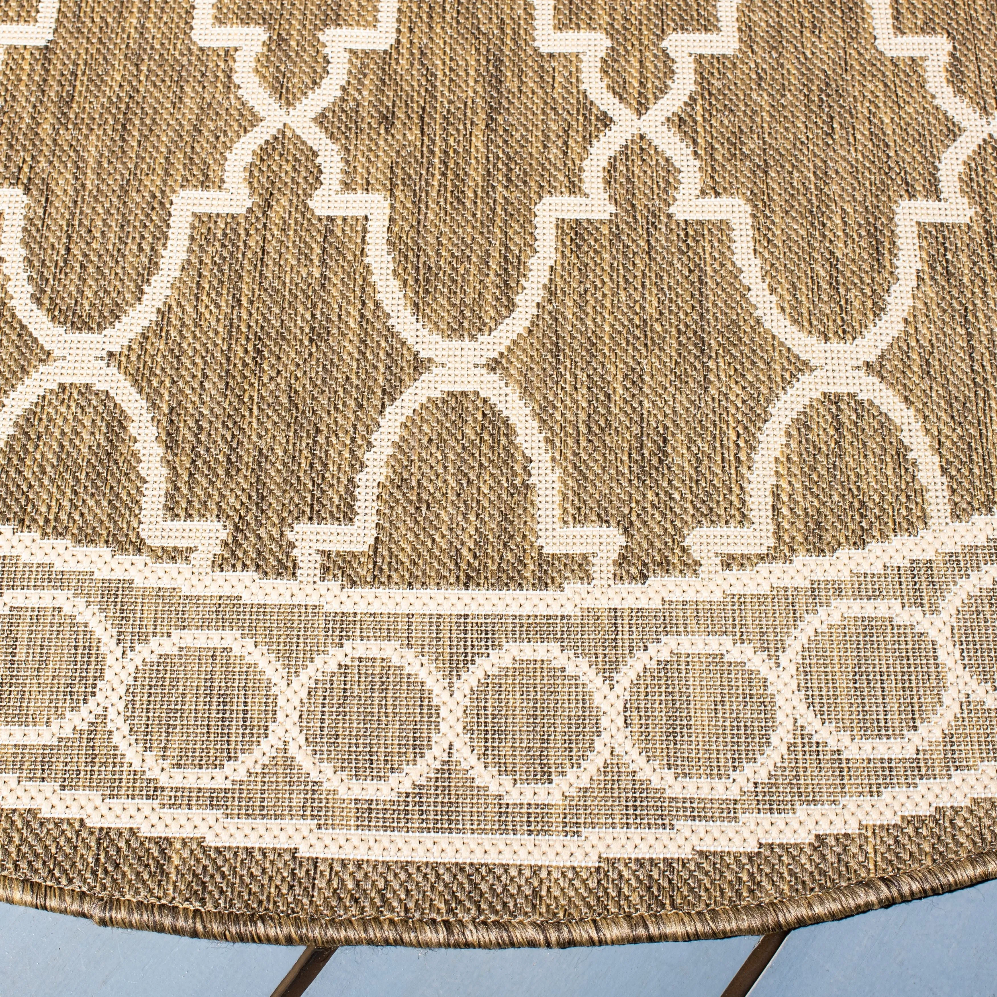 SAFAVIEH Courtyard Janell Trellis Indoor/ Outdoor Waterproof Patio Backyard Rug