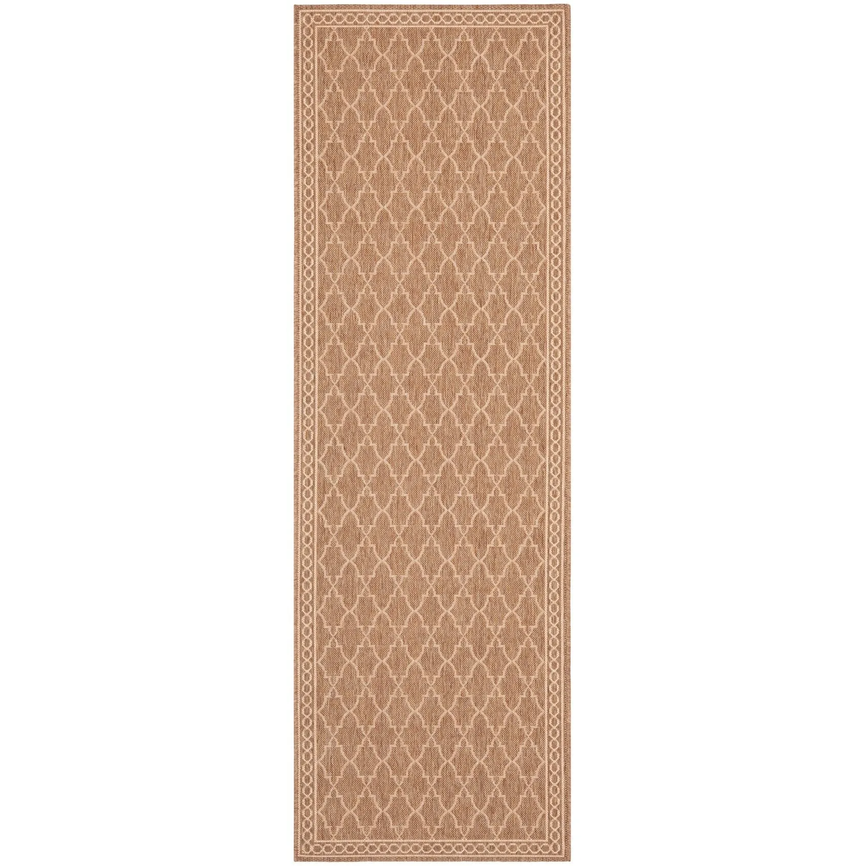SAFAVIEH Courtyard Janell Trellis Indoor/ Outdoor Waterproof Patio Backyard Rug