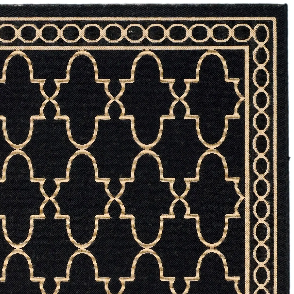 SAFAVIEH Courtyard Janell Trellis Indoor/ Outdoor Waterproof Patio Backyard Rug