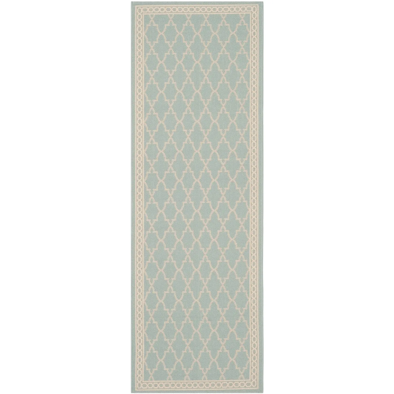 SAFAVIEH Courtyard Janell Trellis Indoor/ Outdoor Waterproof Patio Backyard Rug