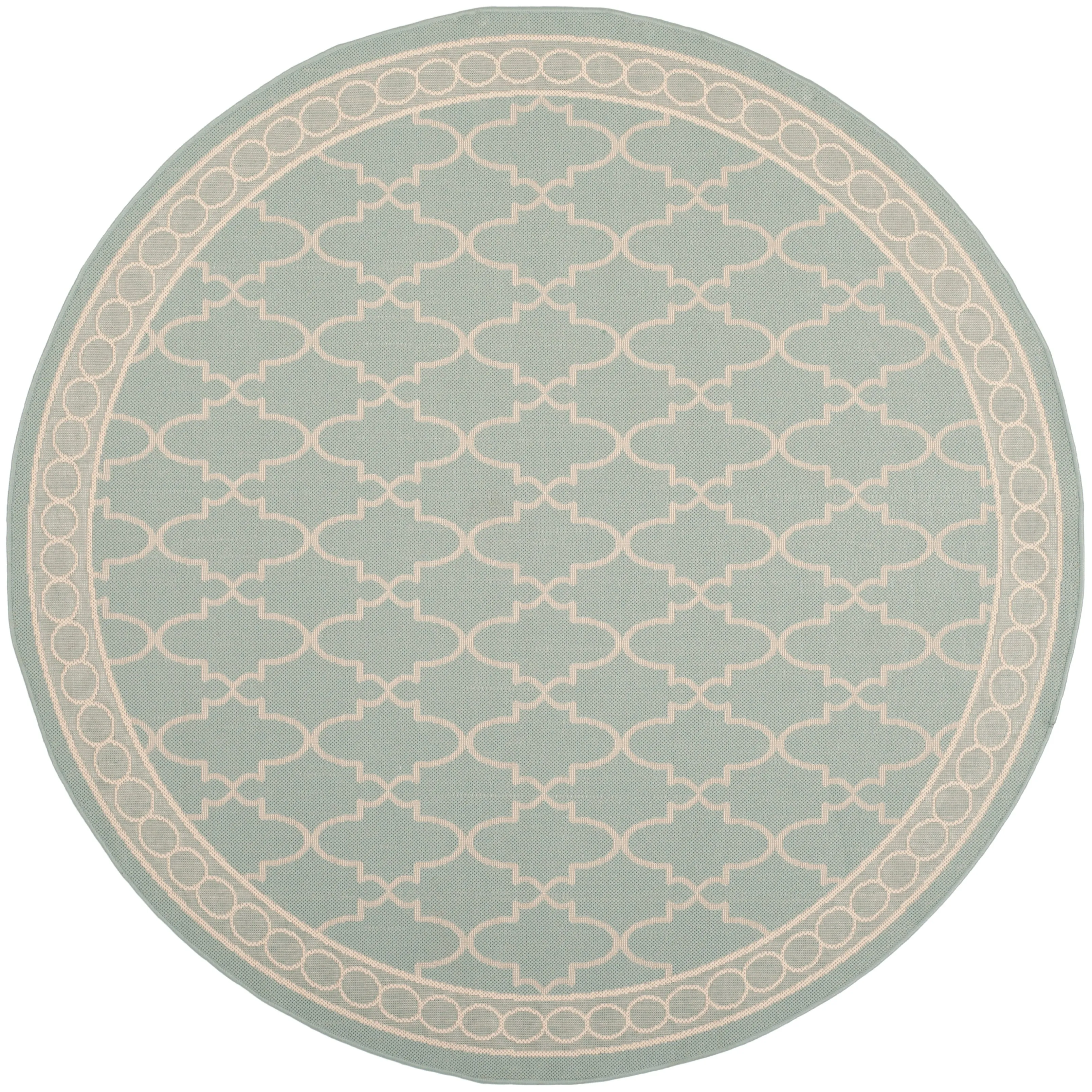 SAFAVIEH Courtyard Janell Trellis Indoor/ Outdoor Waterproof Patio Backyard Rug