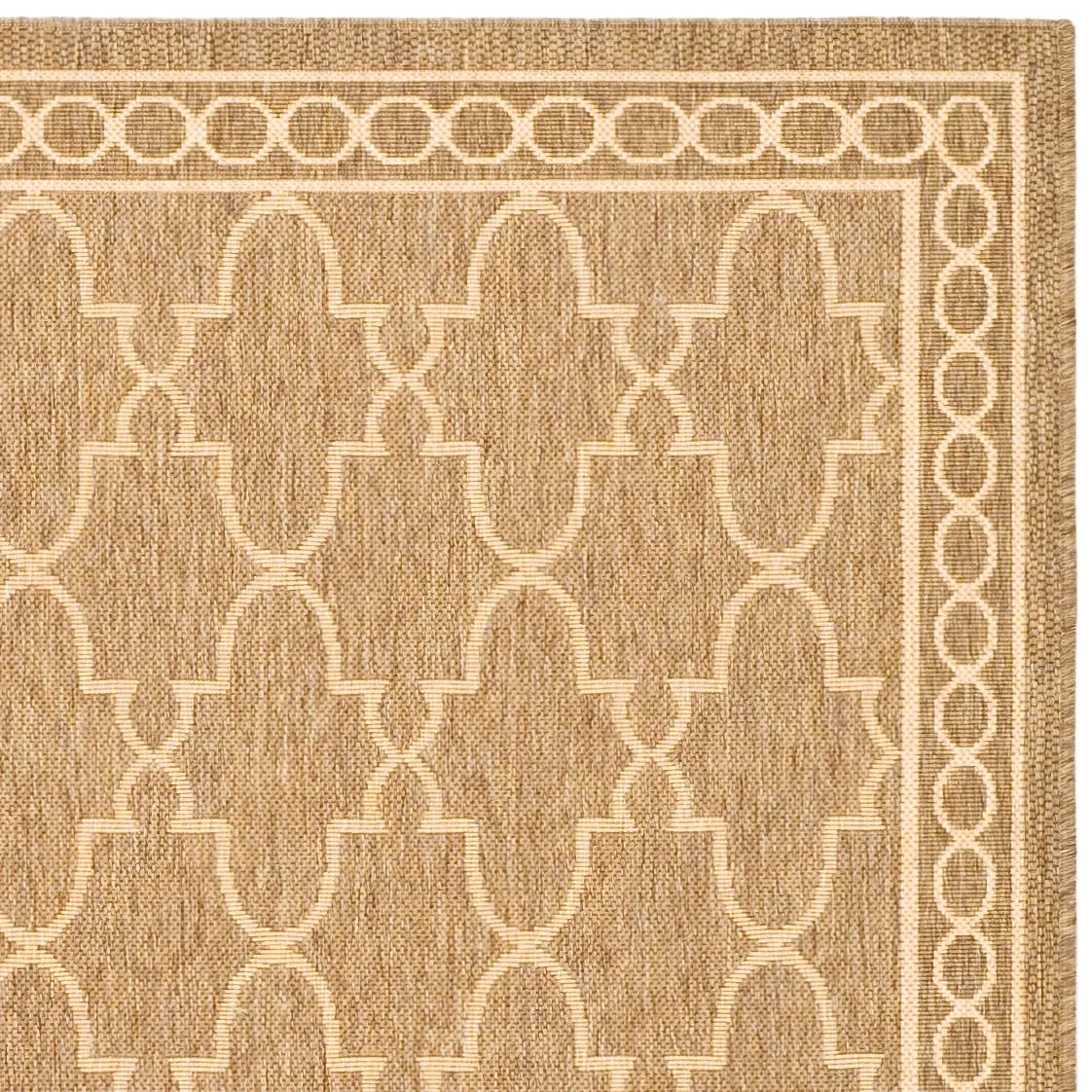 SAFAVIEH Courtyard Janell Trellis Indoor/ Outdoor Waterproof Patio Backyard Rug