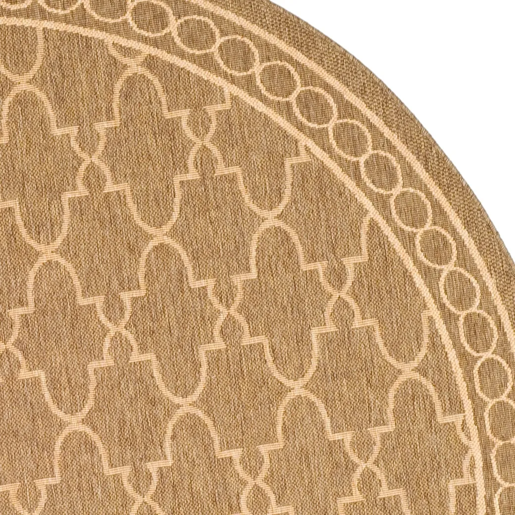SAFAVIEH Courtyard Janell Trellis Indoor/ Outdoor Waterproof Patio Backyard Rug