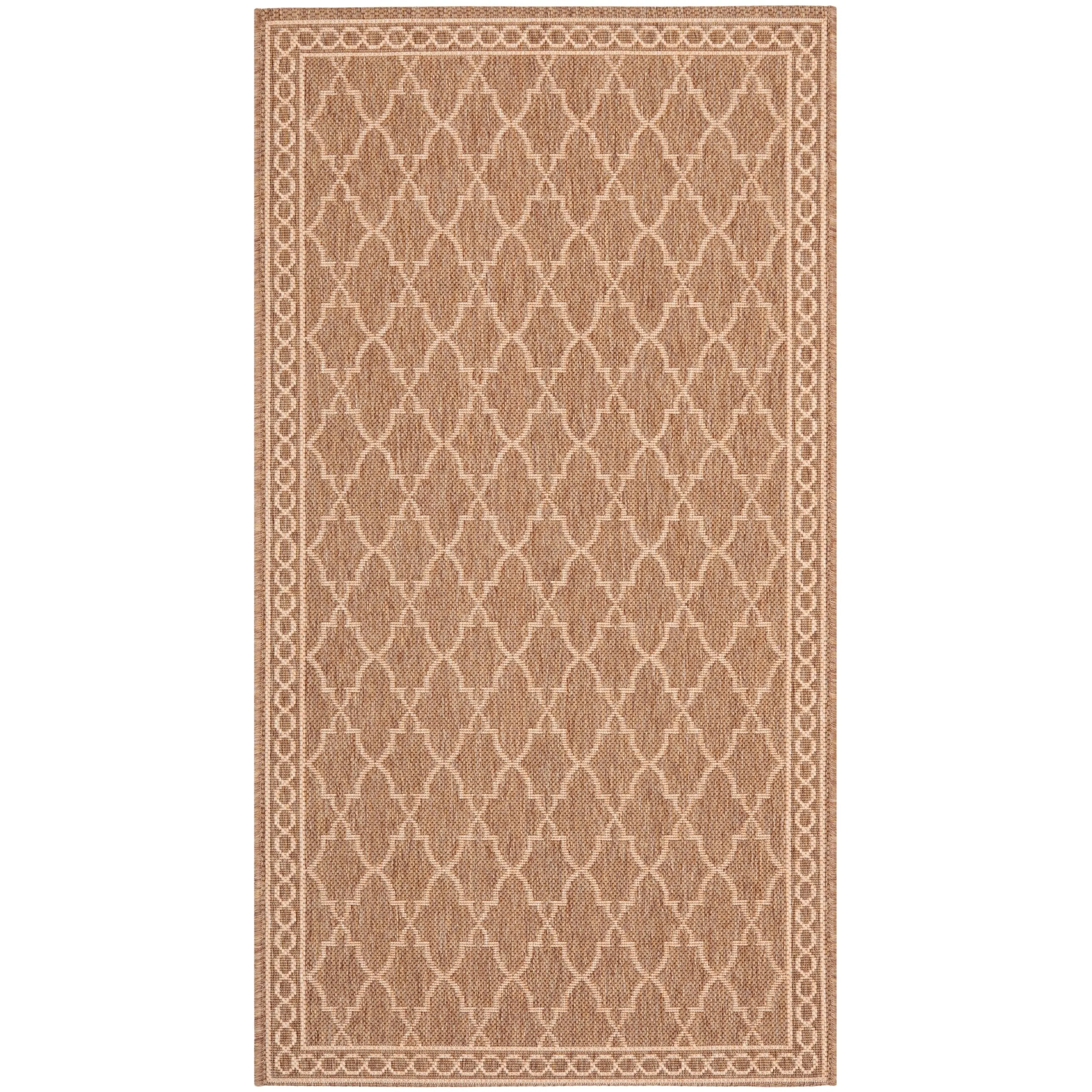 SAFAVIEH Courtyard Janell Trellis Indoor/ Outdoor Waterproof Patio Backyard Rug