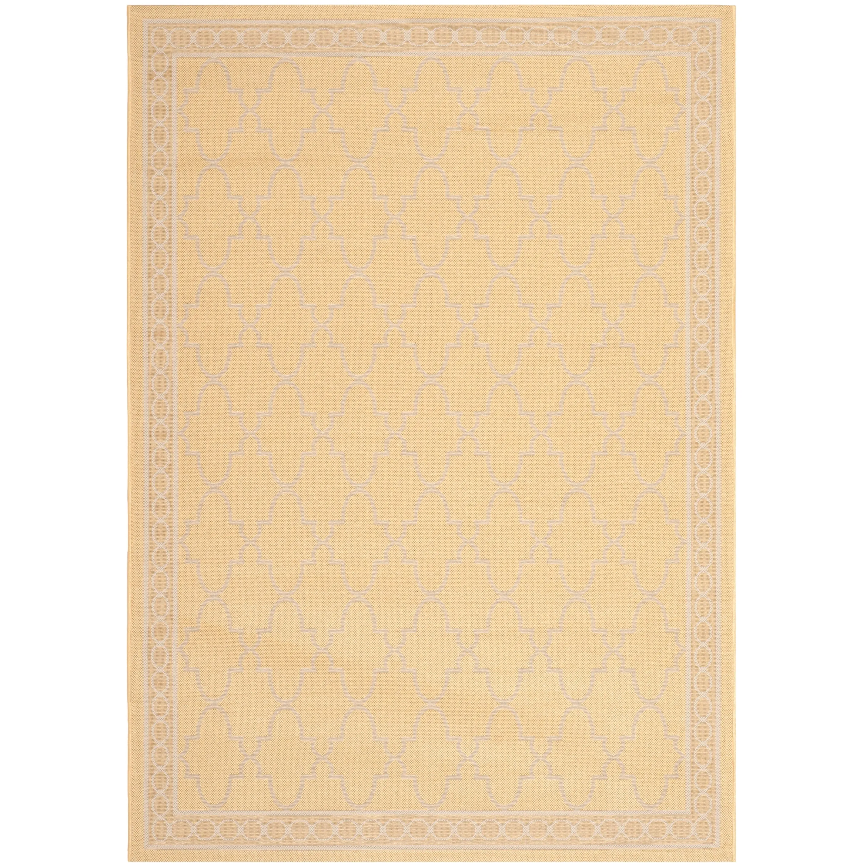 SAFAVIEH Courtyard Janell Trellis Indoor/ Outdoor Waterproof Patio Backyard Rug