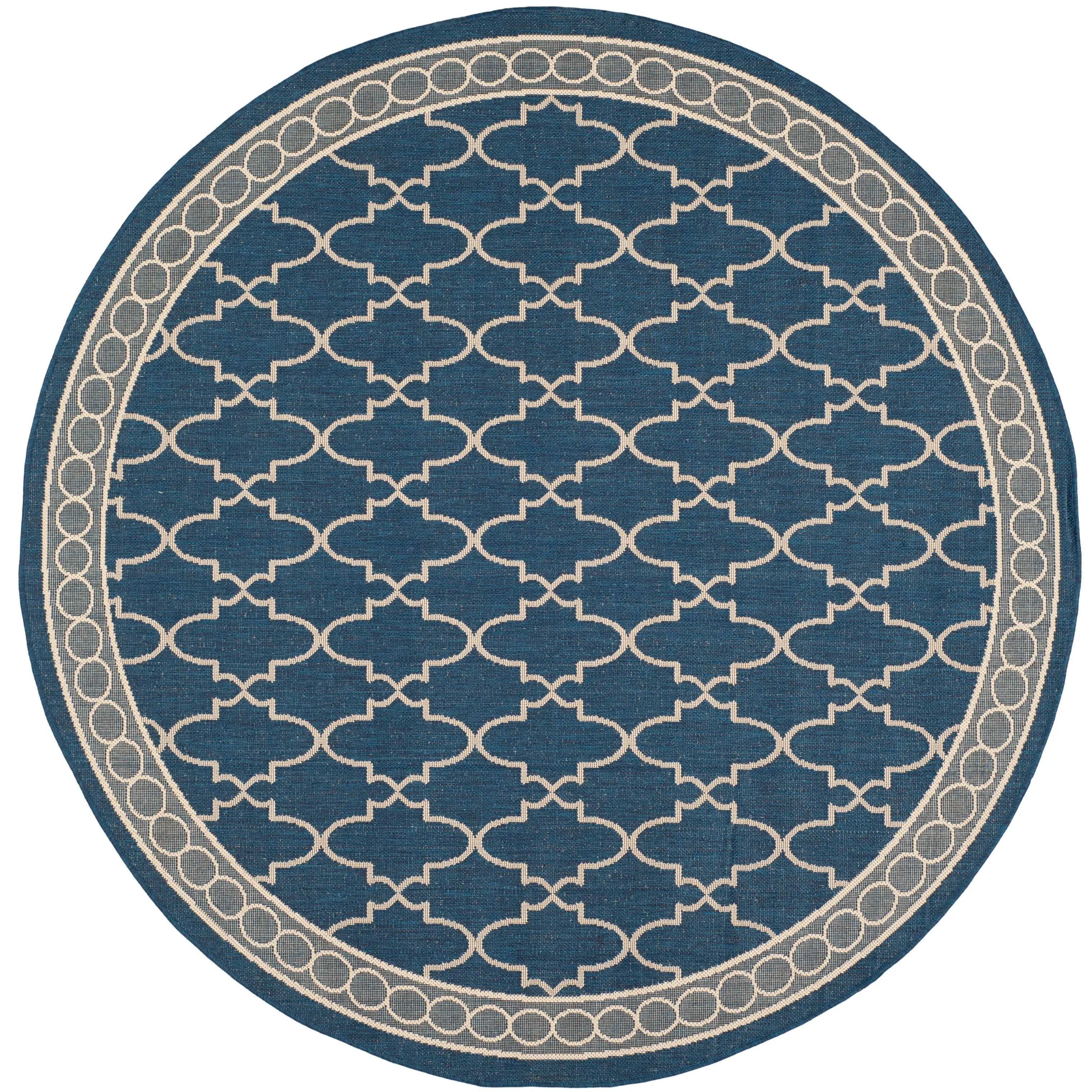 SAFAVIEH Courtyard Janell Trellis Indoor/ Outdoor Waterproof Patio Backyard Rug