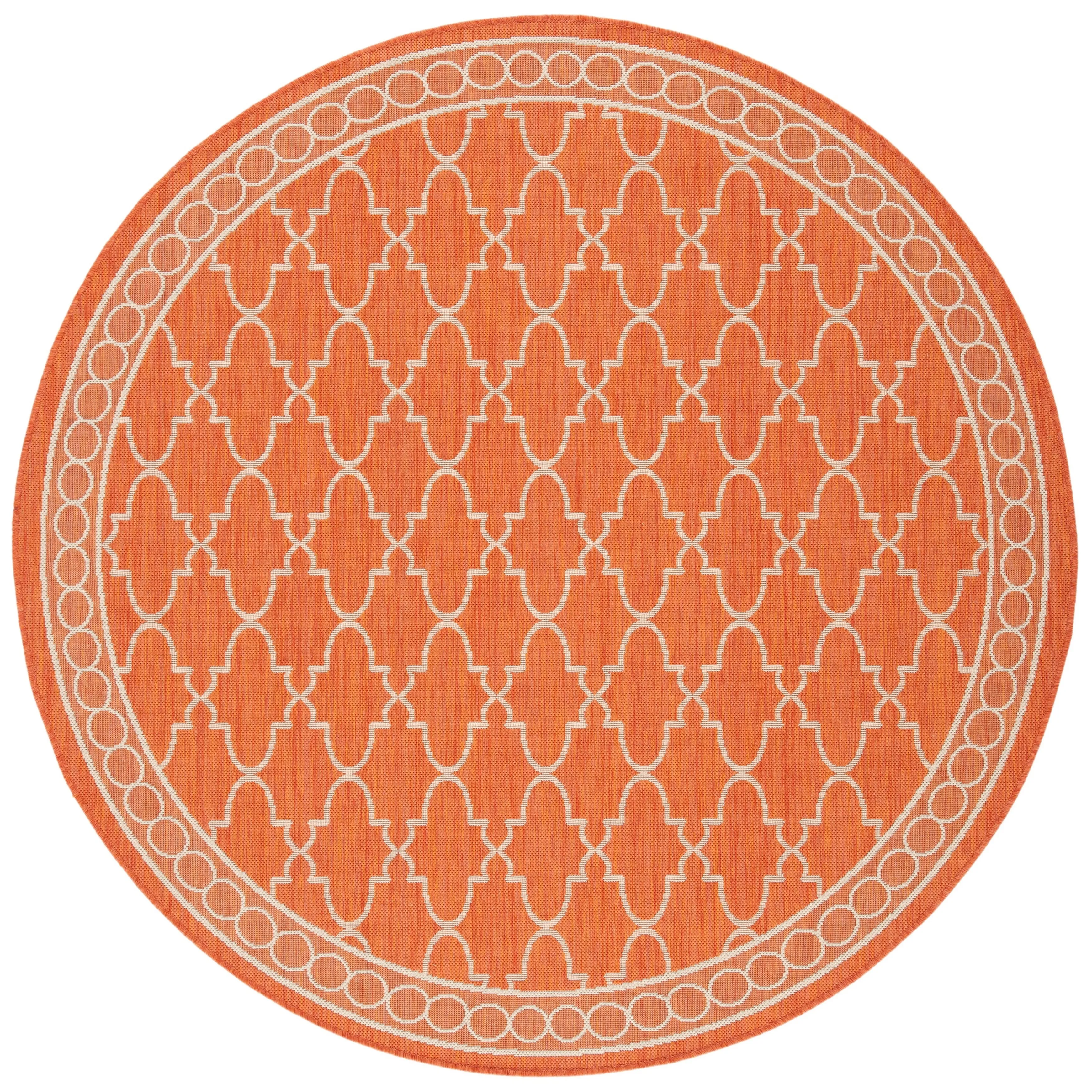 SAFAVIEH Courtyard Janell Trellis Indoor/ Outdoor Waterproof Patio Backyard Rug