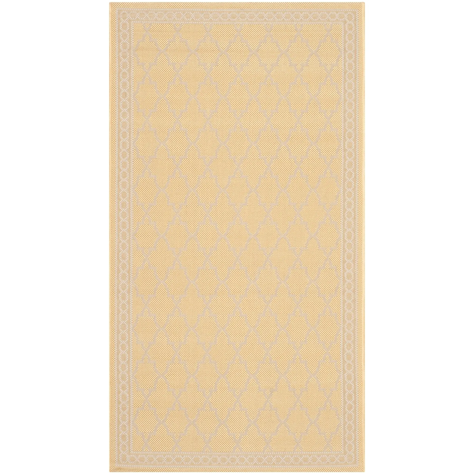 SAFAVIEH Courtyard Janell Trellis Indoor/ Outdoor Waterproof Patio Backyard Rug